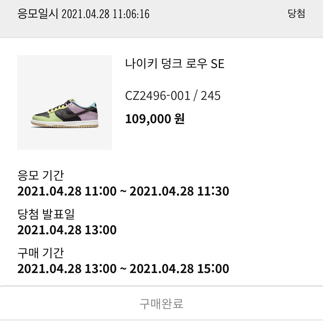 (GS) Nike Dunk Low SE Free.99 Black 착용 스타일