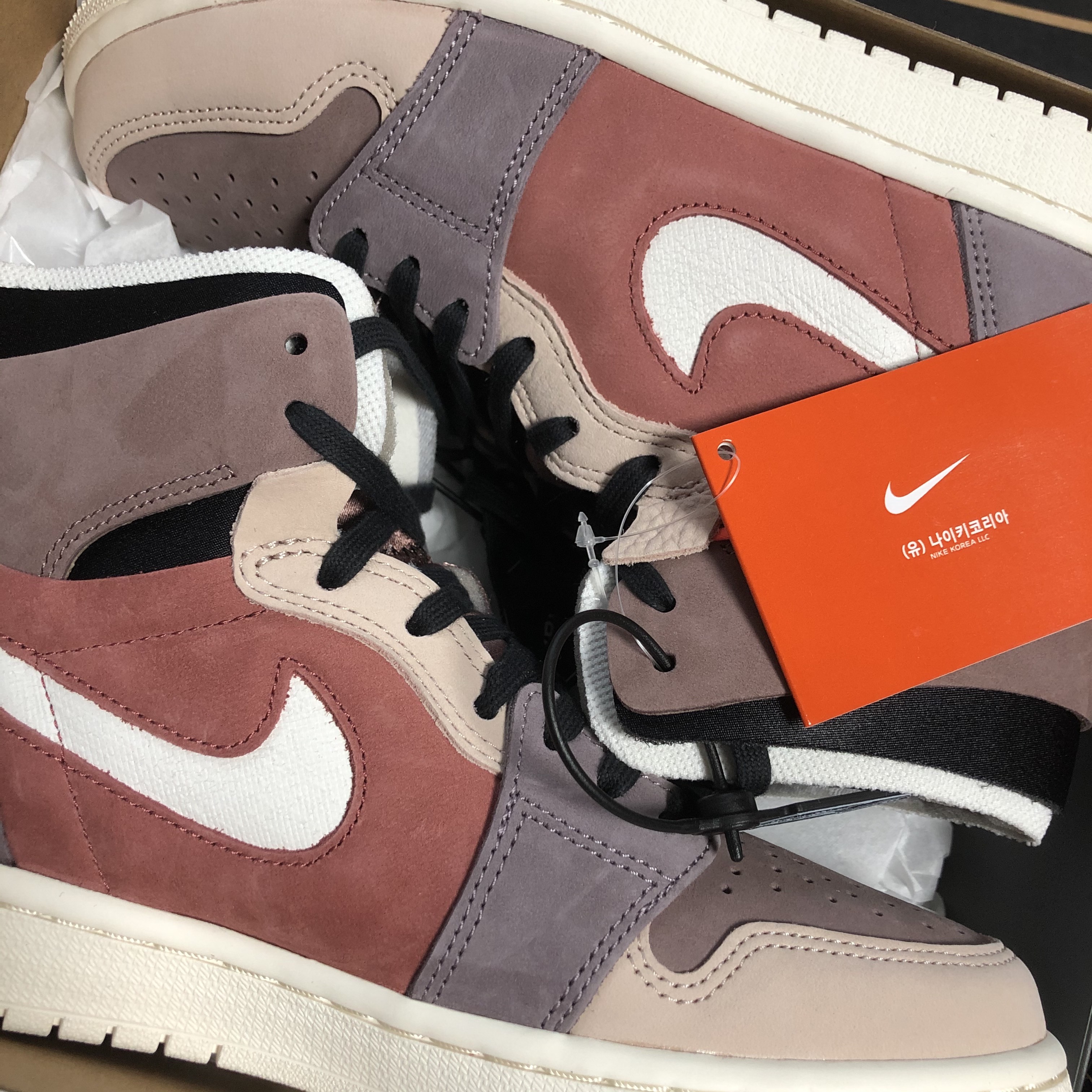 (W) Jordan 1 Zoom Air CMFT Rust 착용 스타일 - 2