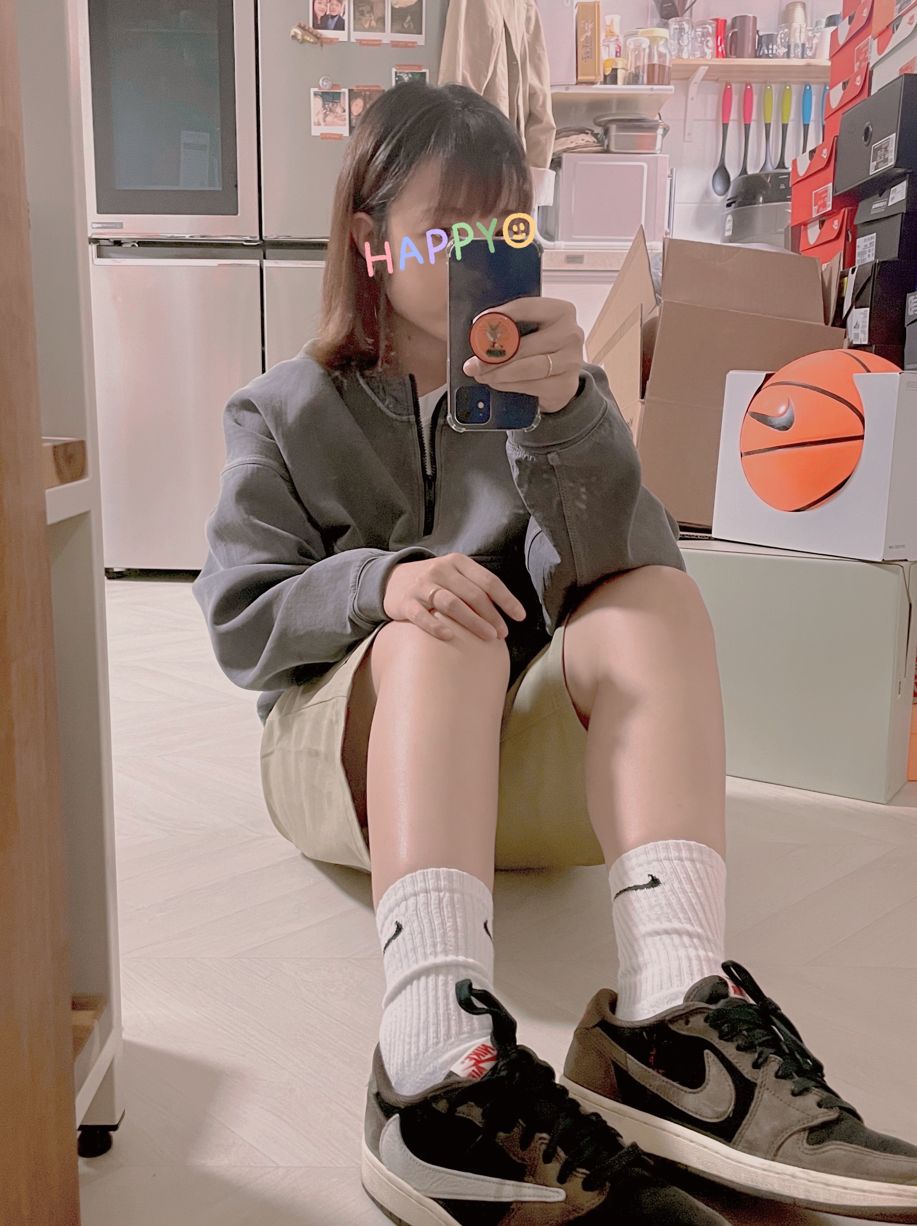 Nike x Ambush NBA Collection Nets Basketball, Jordan 1 x Travis Scott Retro Low OG SP Mocha 착용 스타일