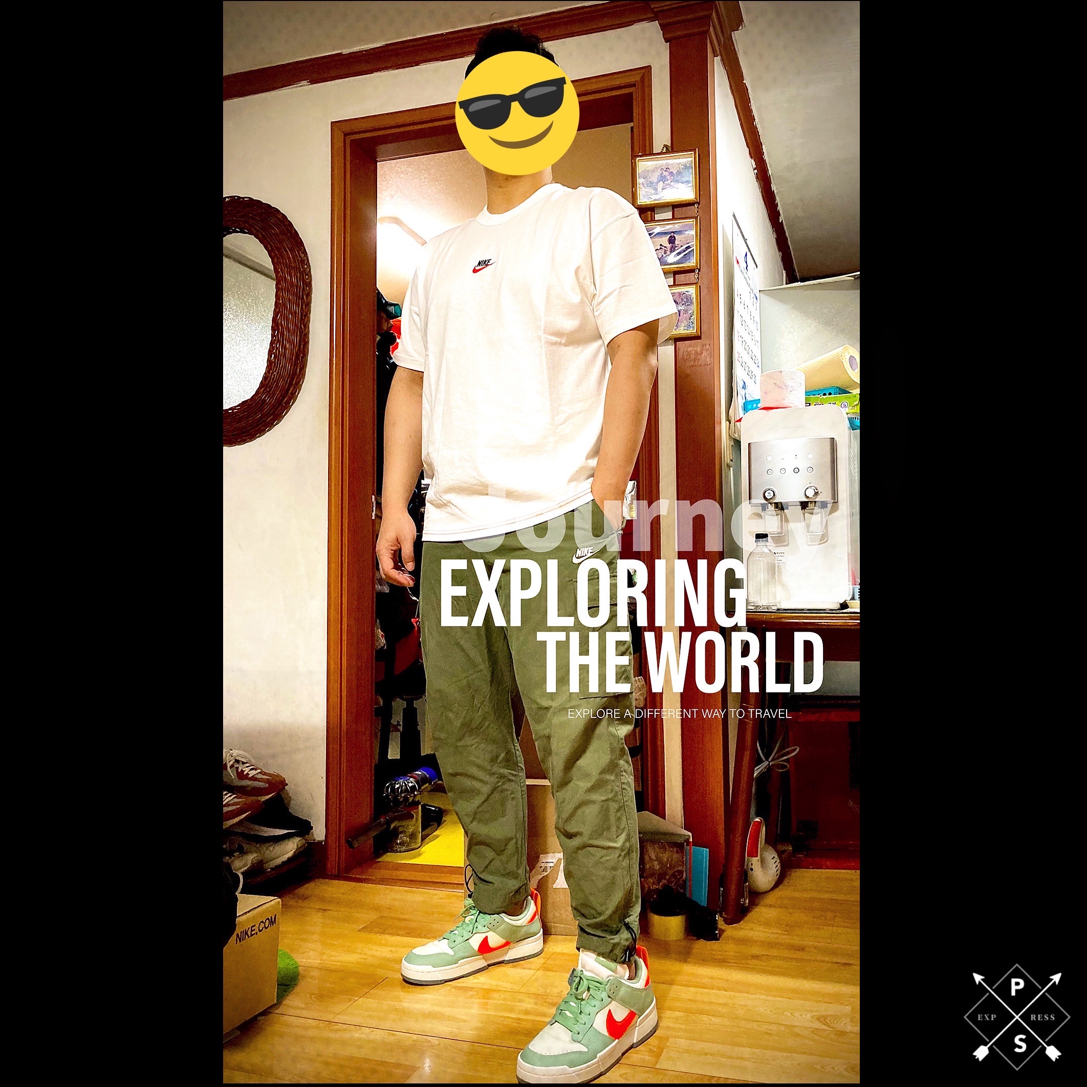 (W) Nike Dunk Low Disrupt Sea Glass 착용 스타일