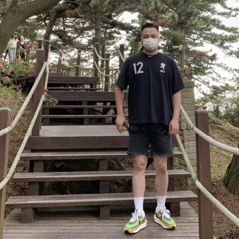 Nike x Off-White Mercurial NRG X T-Shirt Black, Nike x Sacai LDWaffle Green Multi 착용 스타일 - 1