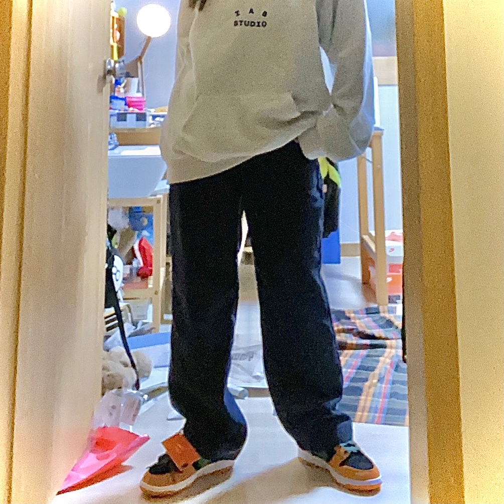IAB Studio Half Zip Pullover Light Gray, Nike Dunk Low SP Ceramic 착용 스타일