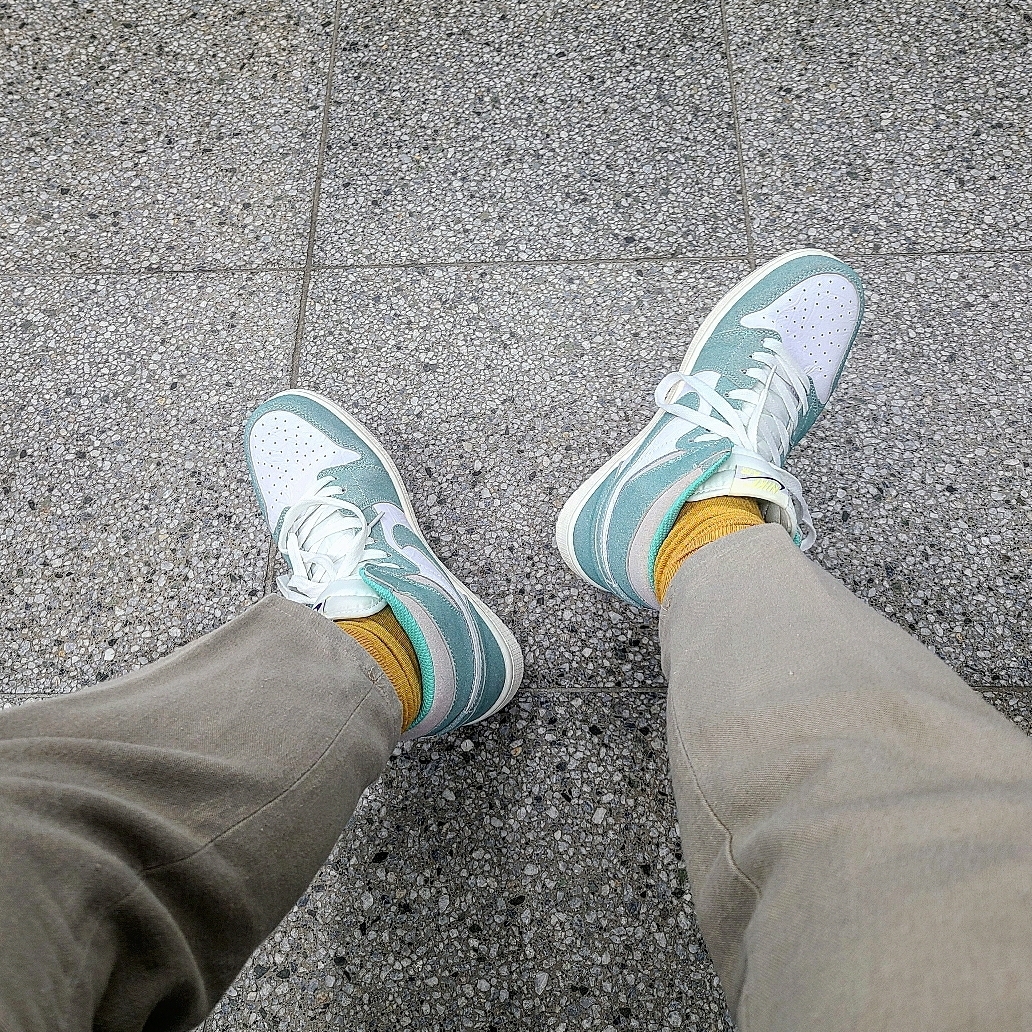 Jordan 1 Retro High OG Turbo Green 착용 스타일