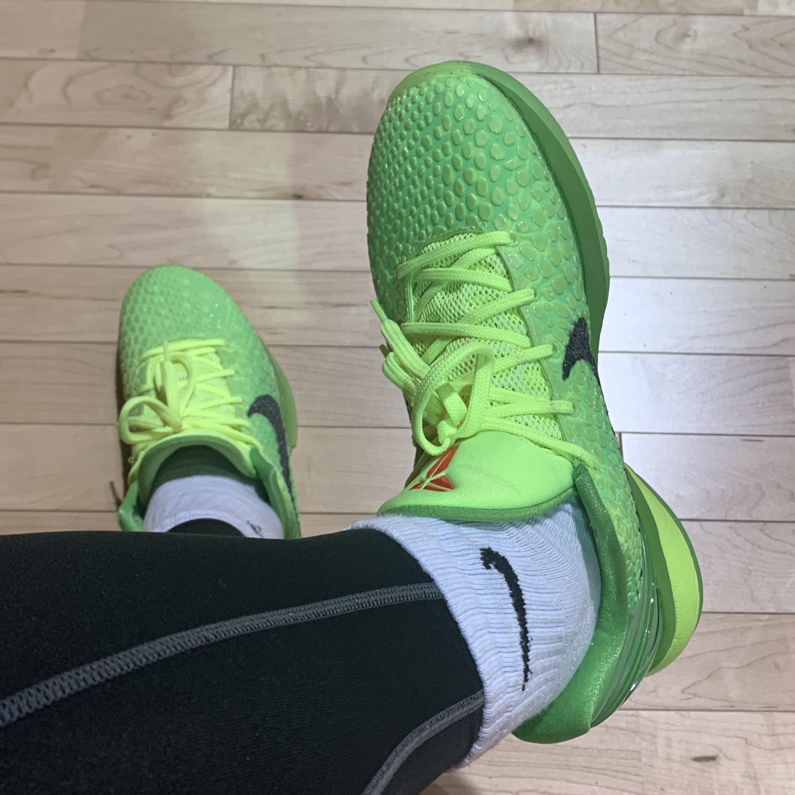 Nike Kobe 6 Protro Green Apple 착용 스타일