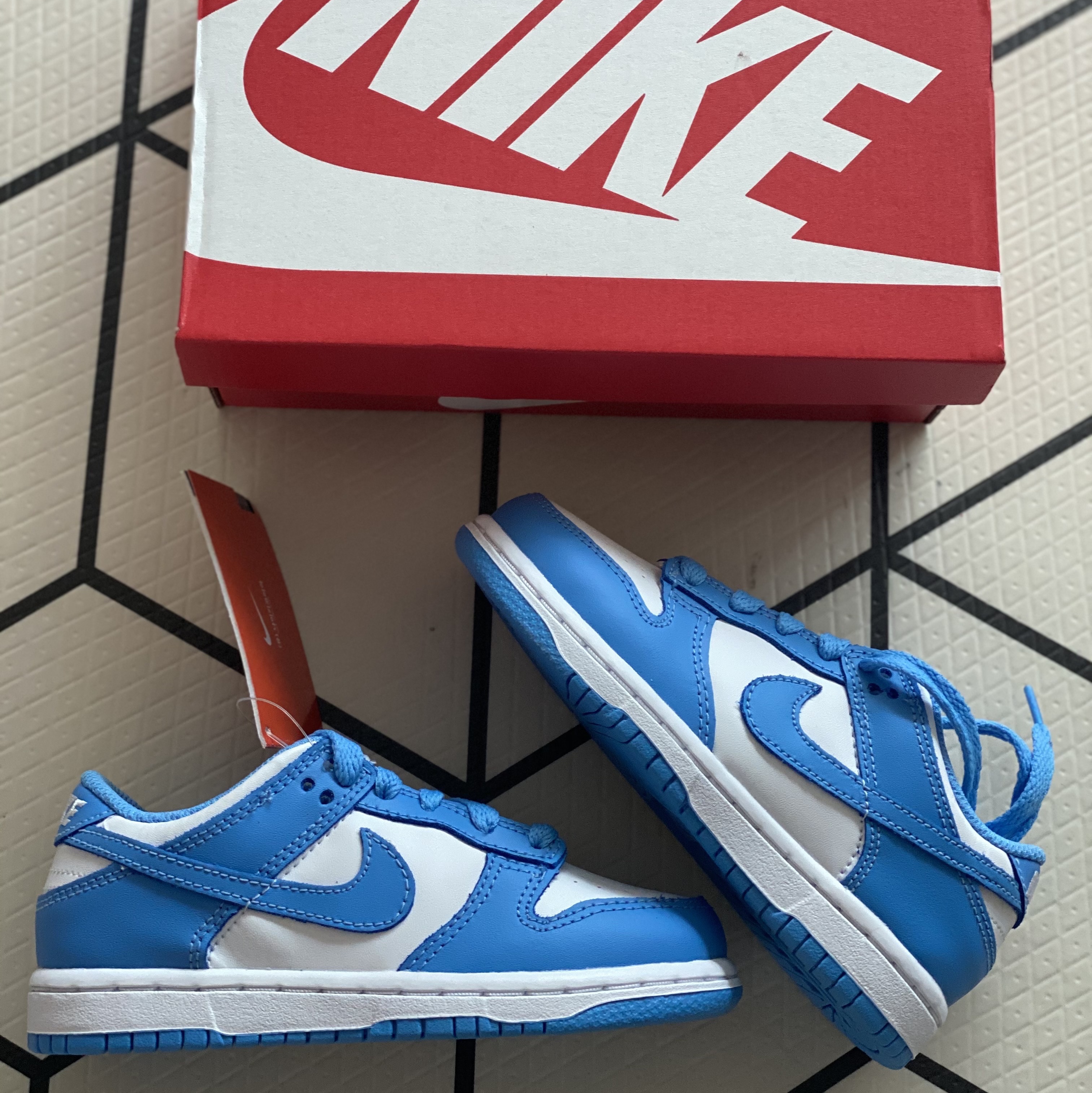 (PS) Nike Dunk Low University Blue 착용 스타일 - 3