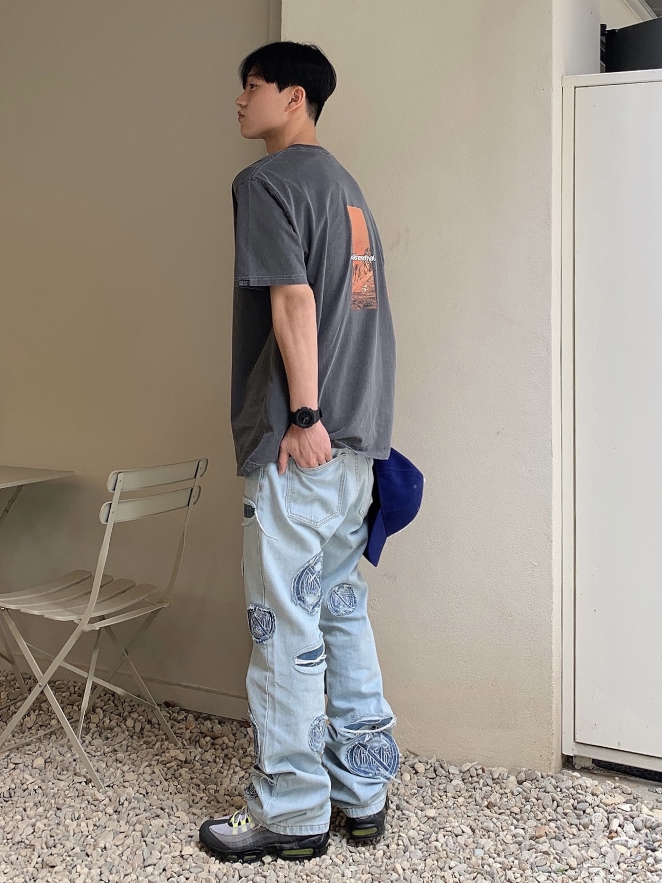 Nike Air Max 95 OG Neon Yellow 2020 착용 스타일 - 2