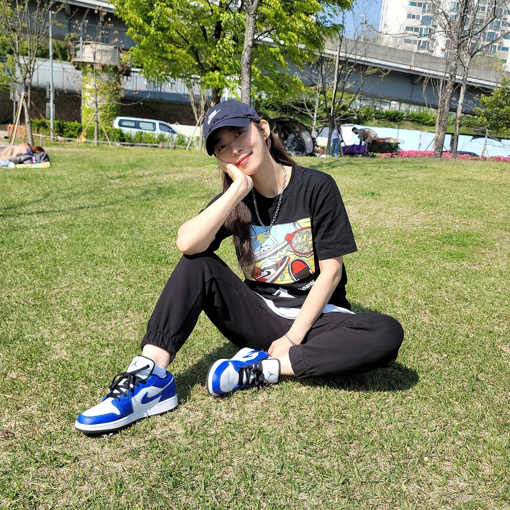 (GS) Jordan 1 Low Game Royal 착용 스타일