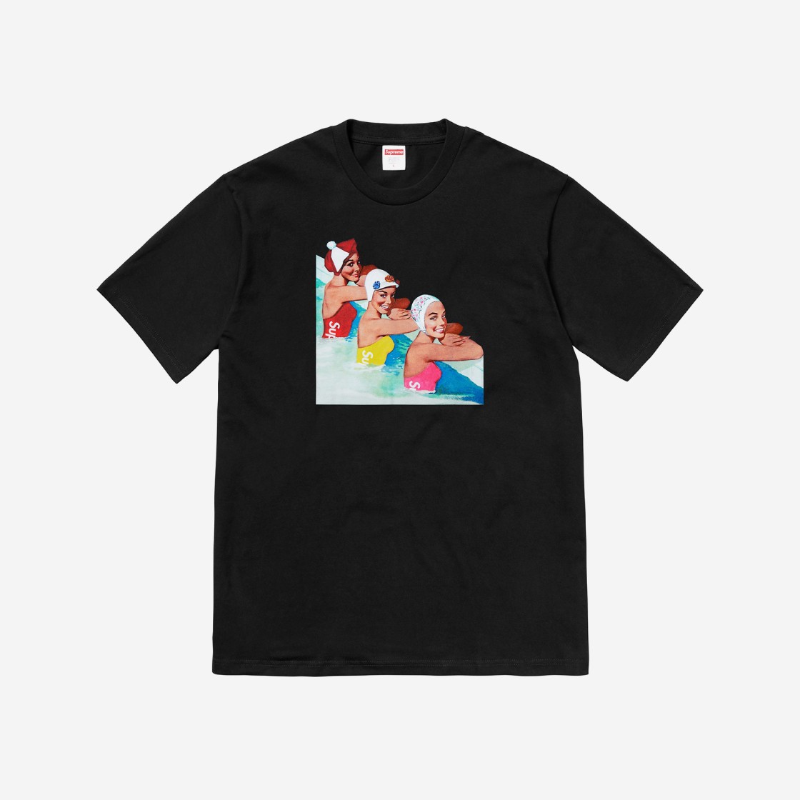 Supreme Swimmers T-Shirt Black - 18SS 상세 이미지 1