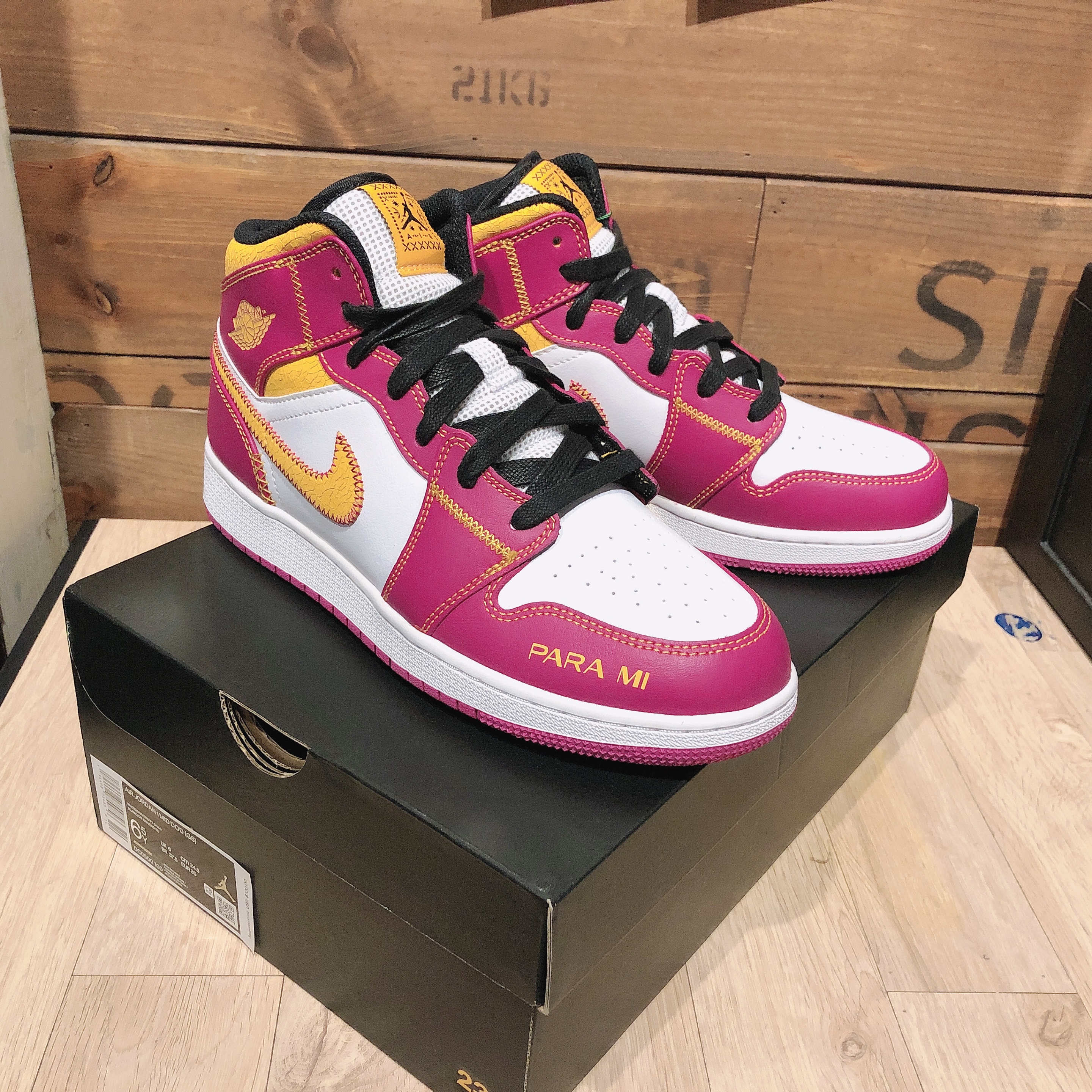 (GS) Jordan 1 Mid DOD Familia 착용 스타일 - 5
