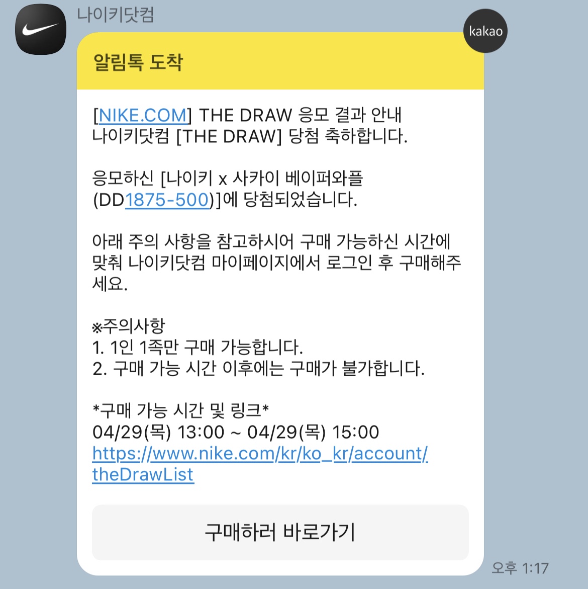 Nike x Sacai VaporWaffle Dark Iris 착용 스타일