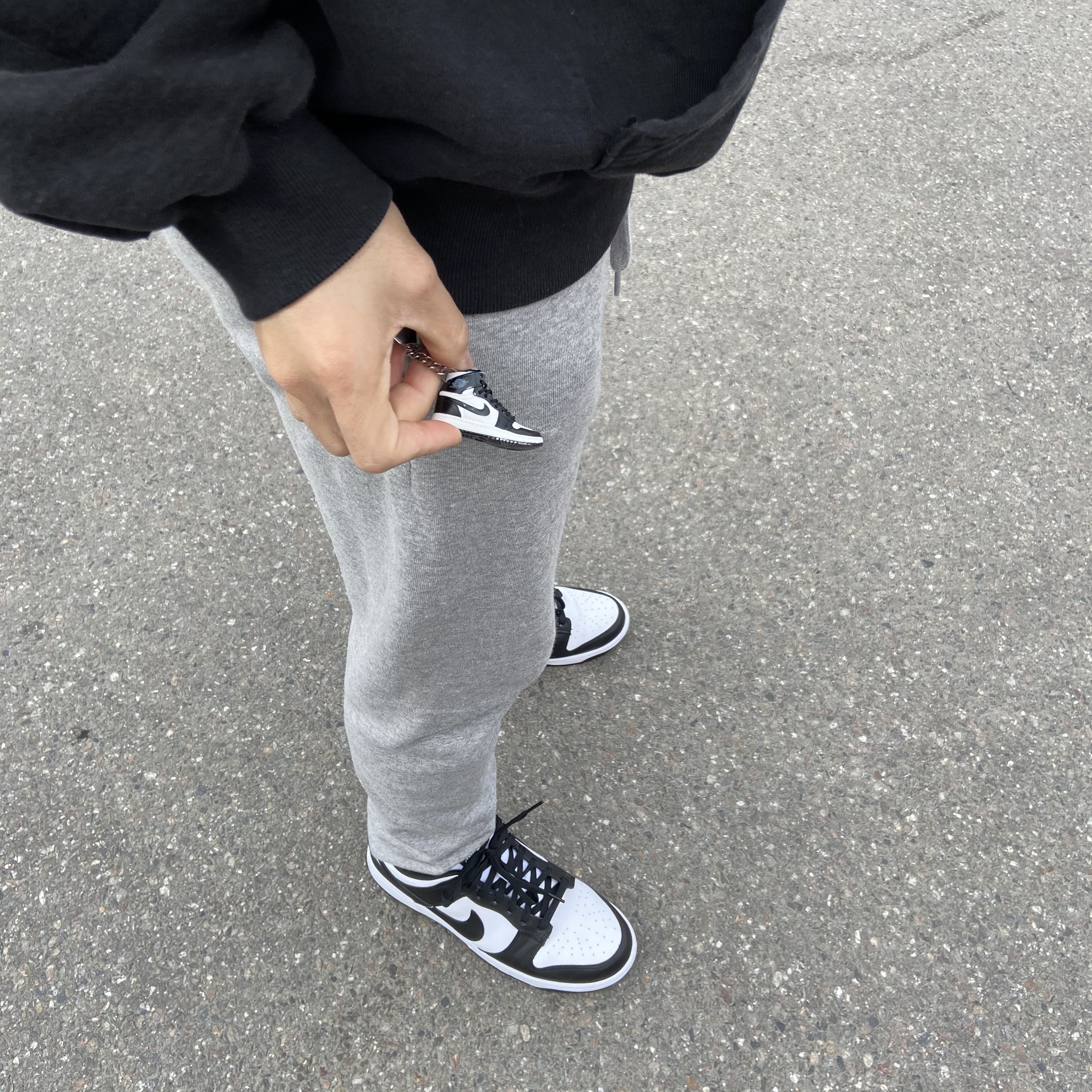 Nike Dunk Low Retro Black 착용 스타일