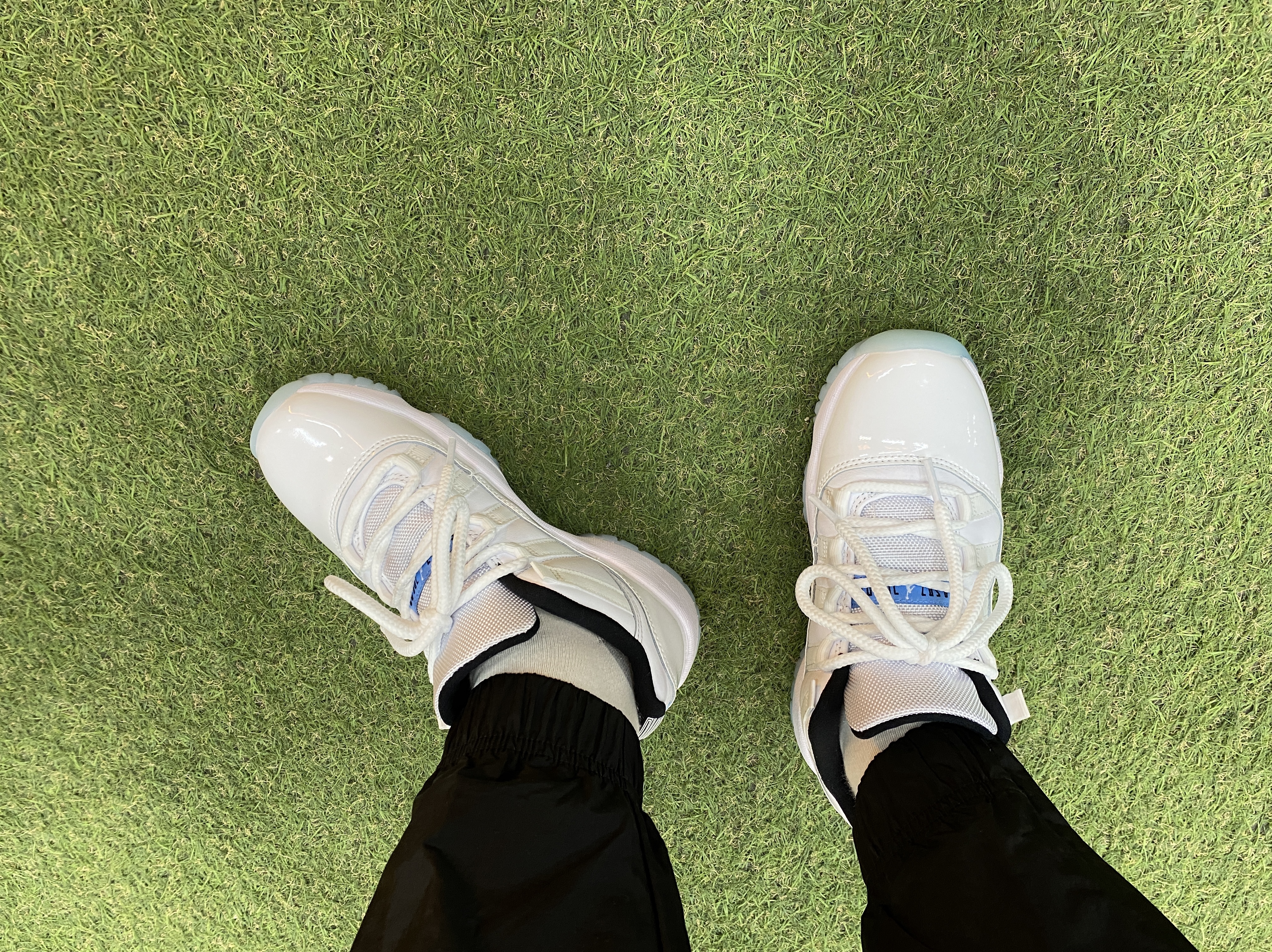 Jordan 11 Retro Low Legend Blue, (GS) Jordan 11 Retro Low Legend Blue 착용 스타일