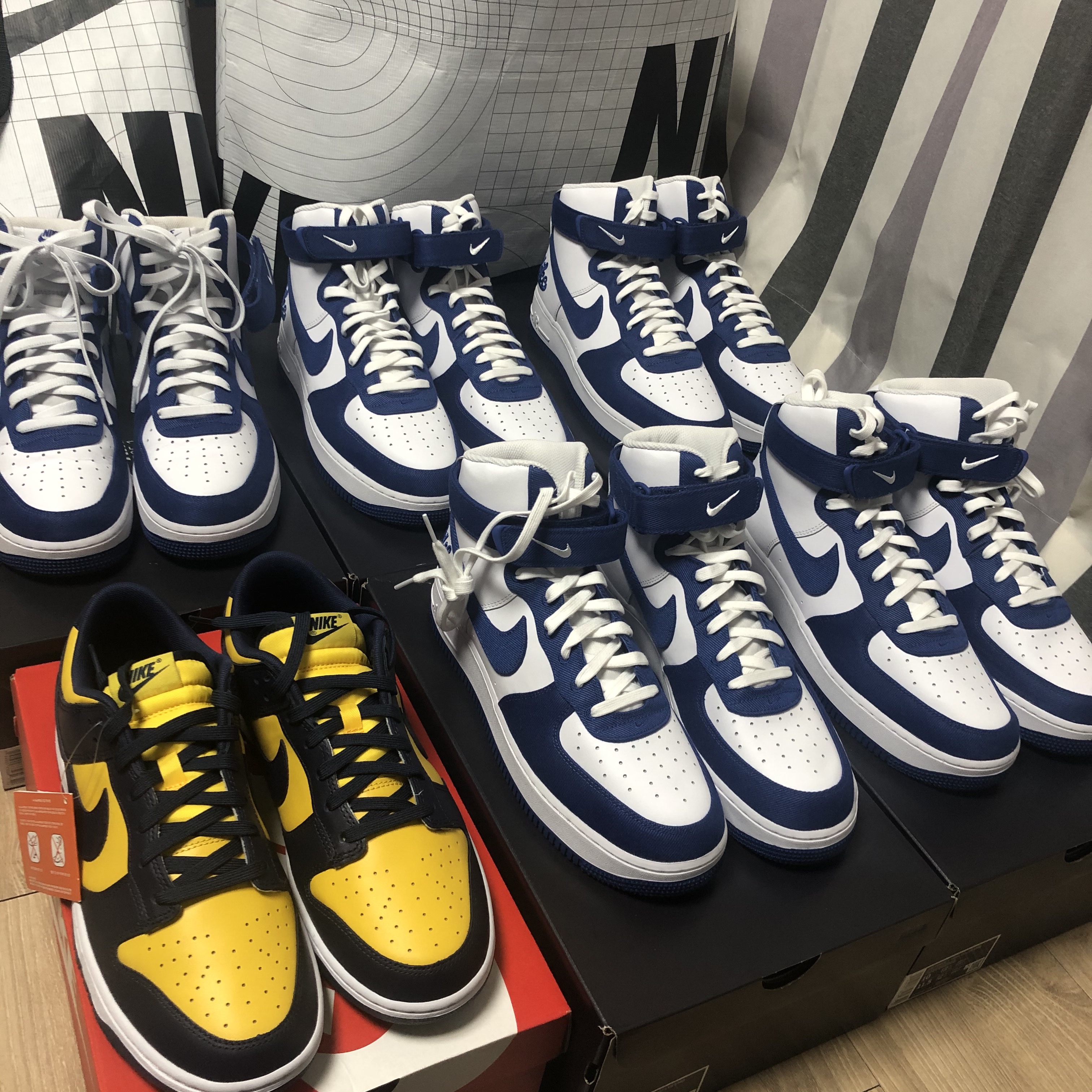 Nike Air Force 1 High '07 LV8 EMB Dodgers 착용 스타일 - 2