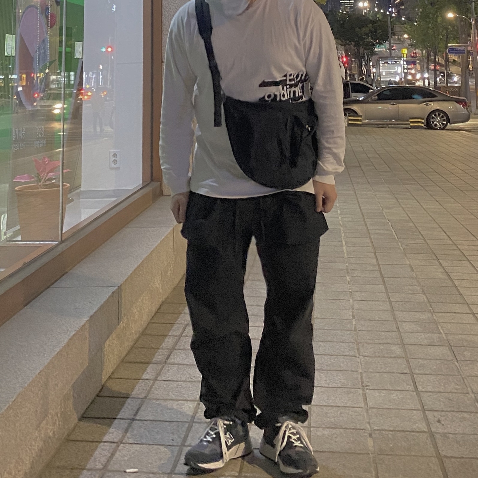 New Balance 992 Made in USA Navy 착용 스타일