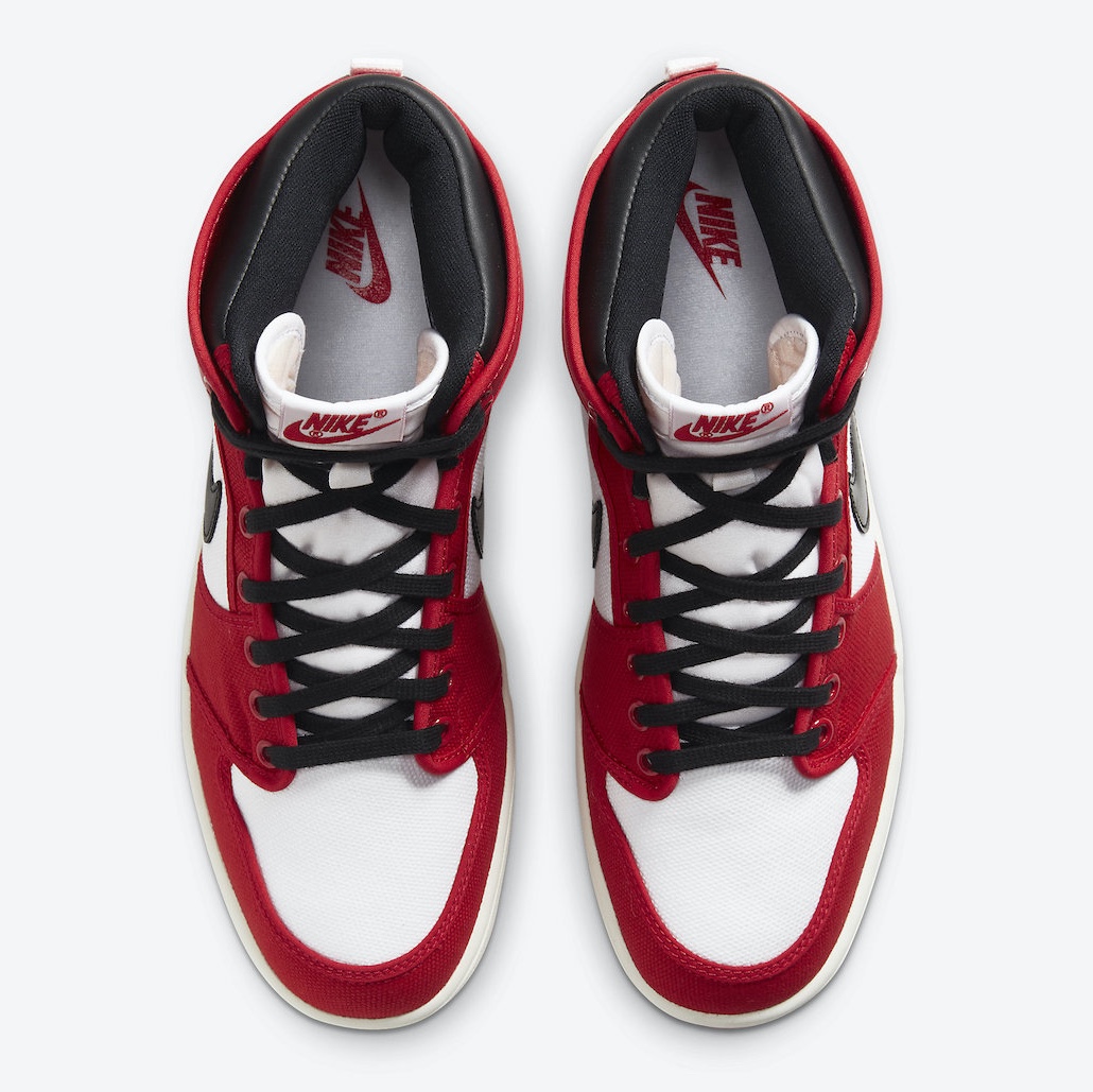 Jordan 1 KO Chicago 2021, Jordan 1 Retro KO High Chicago Vintage 착용 스타일 - 4