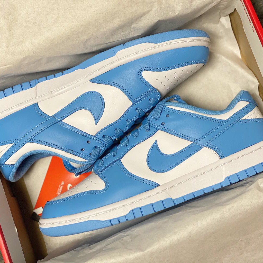 Nike Dunk Low Retro University Blue 착용 스타일