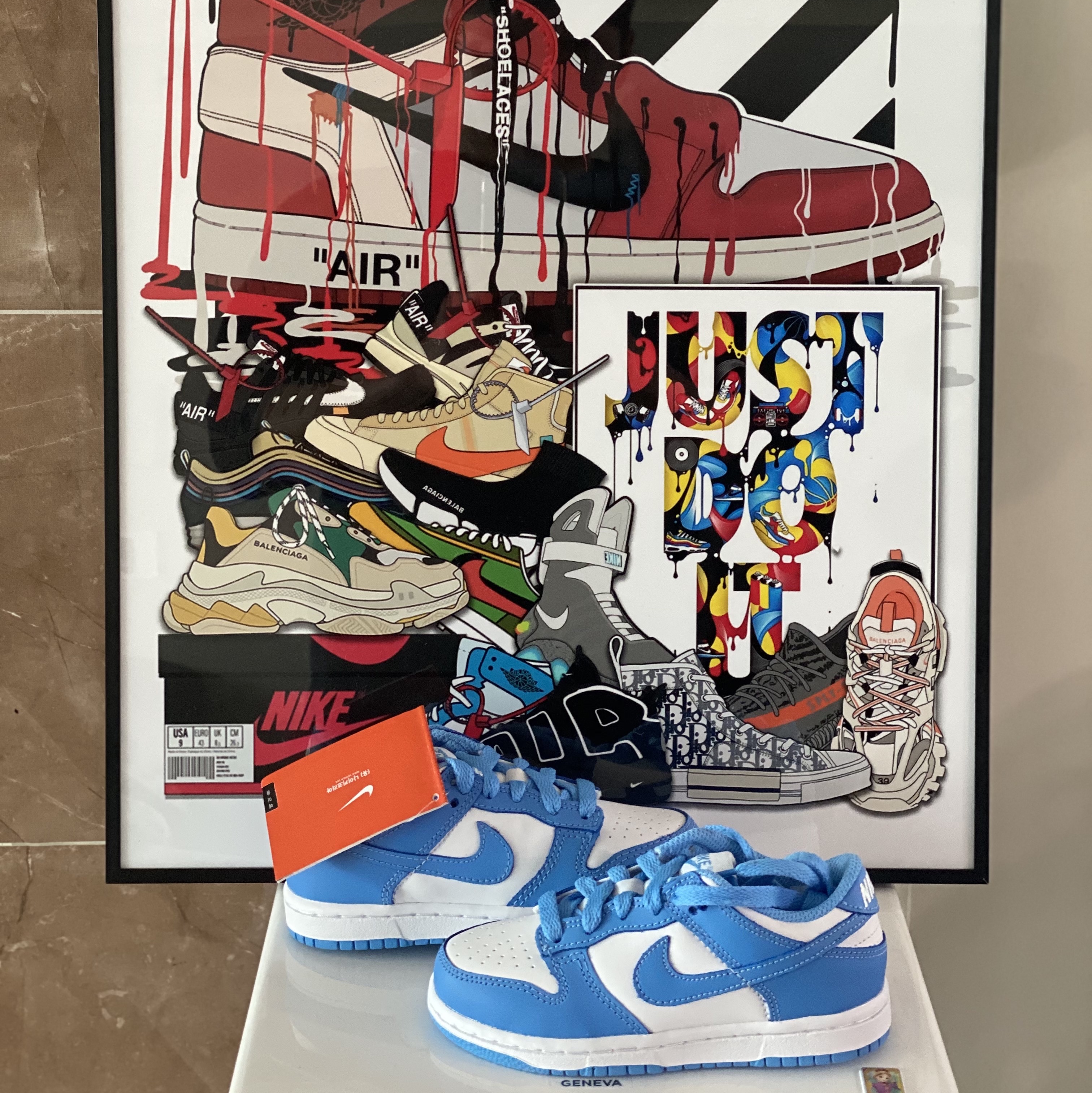 (PS) Nike Dunk Low University Blue 착용 스타일 - 2
