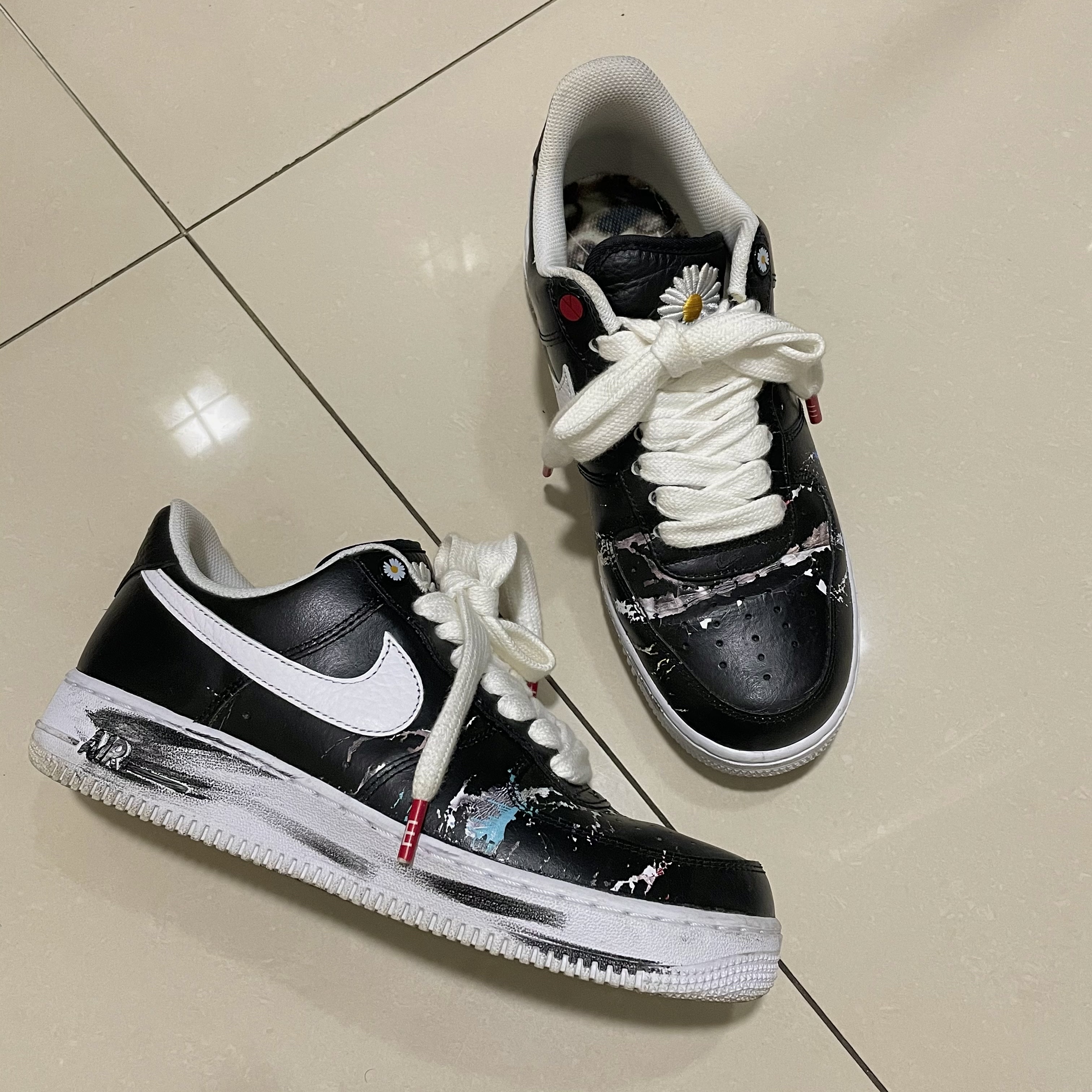 Nike x Peaceminusone Air Force 1 Low Para-Noise 착용 스타일