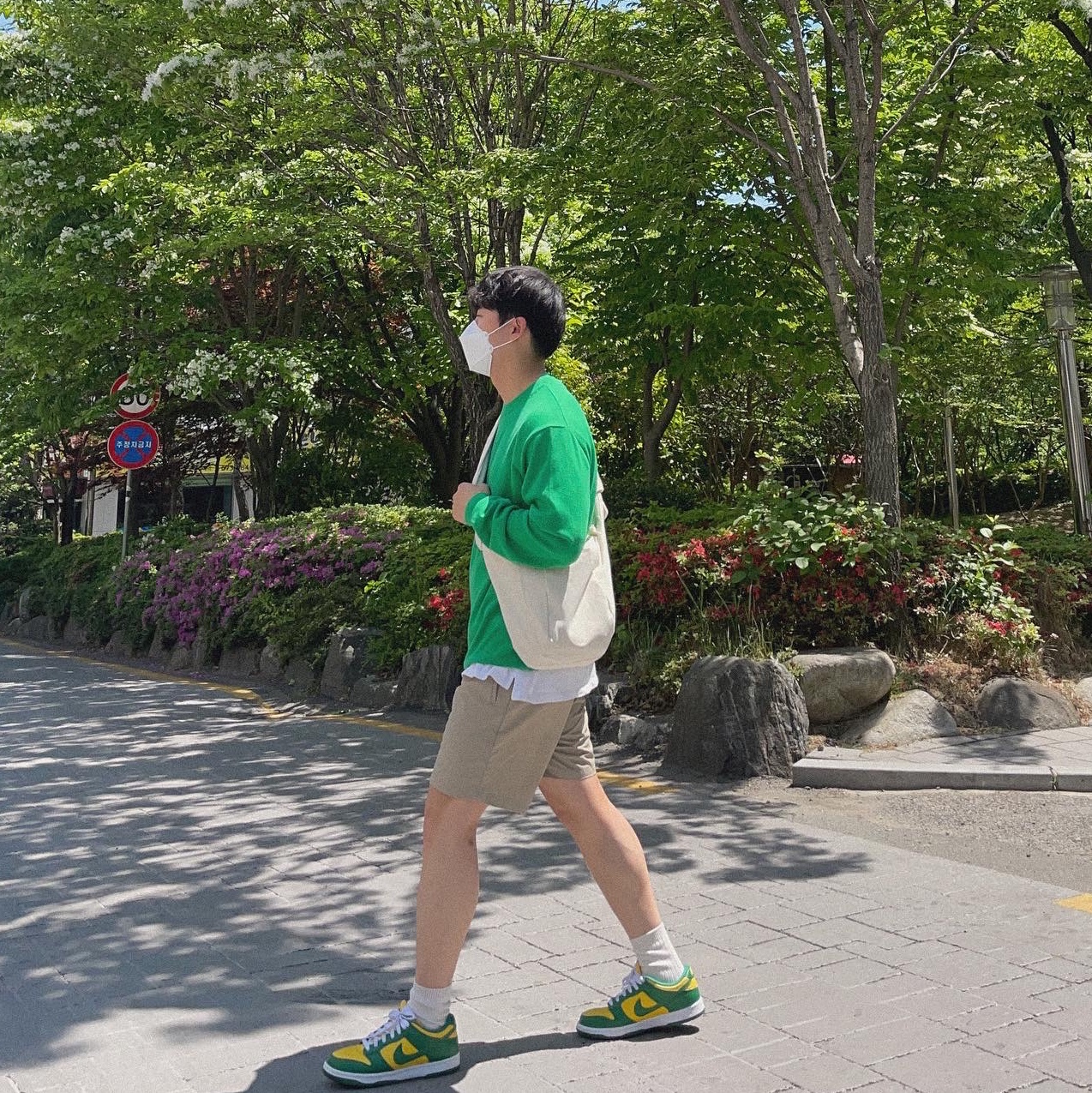 Nike Dunk Low SP Brazil 2020 착용 스타일 - 2