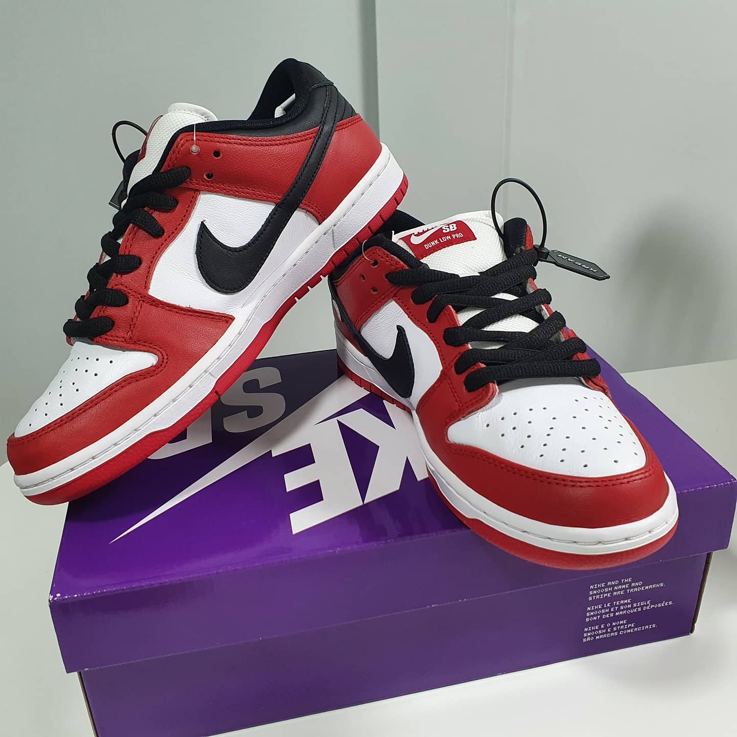 Nike SB Dunk Low Pro Chicago 착용 스타일 - 2