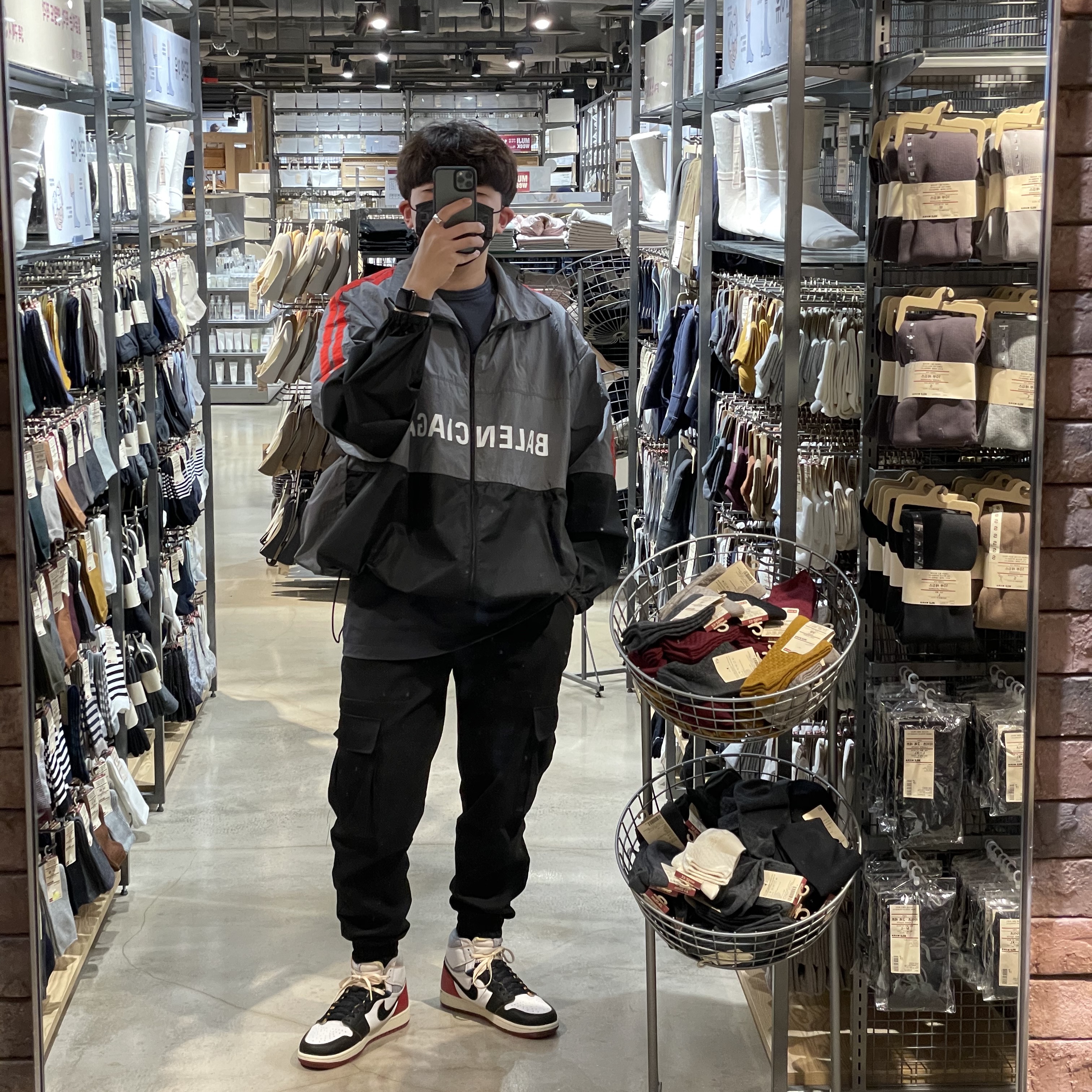 Jordan 1 x Union Retro High Black Toe 착용 스타일 - 2