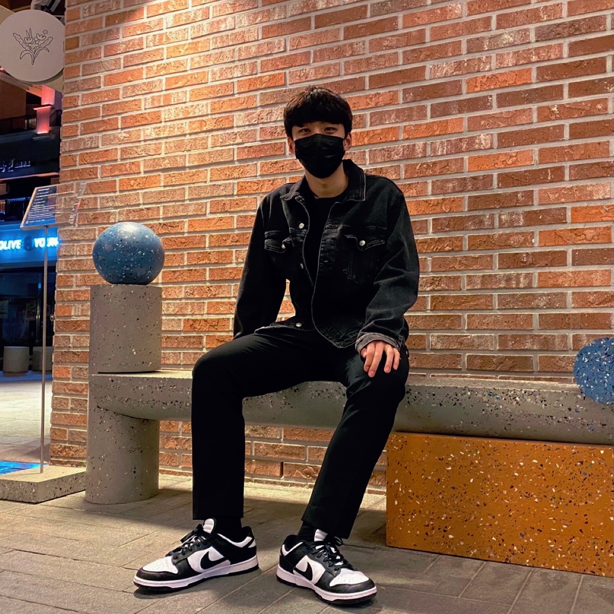 Nike Dunk Low Retro Black 착용 스타일