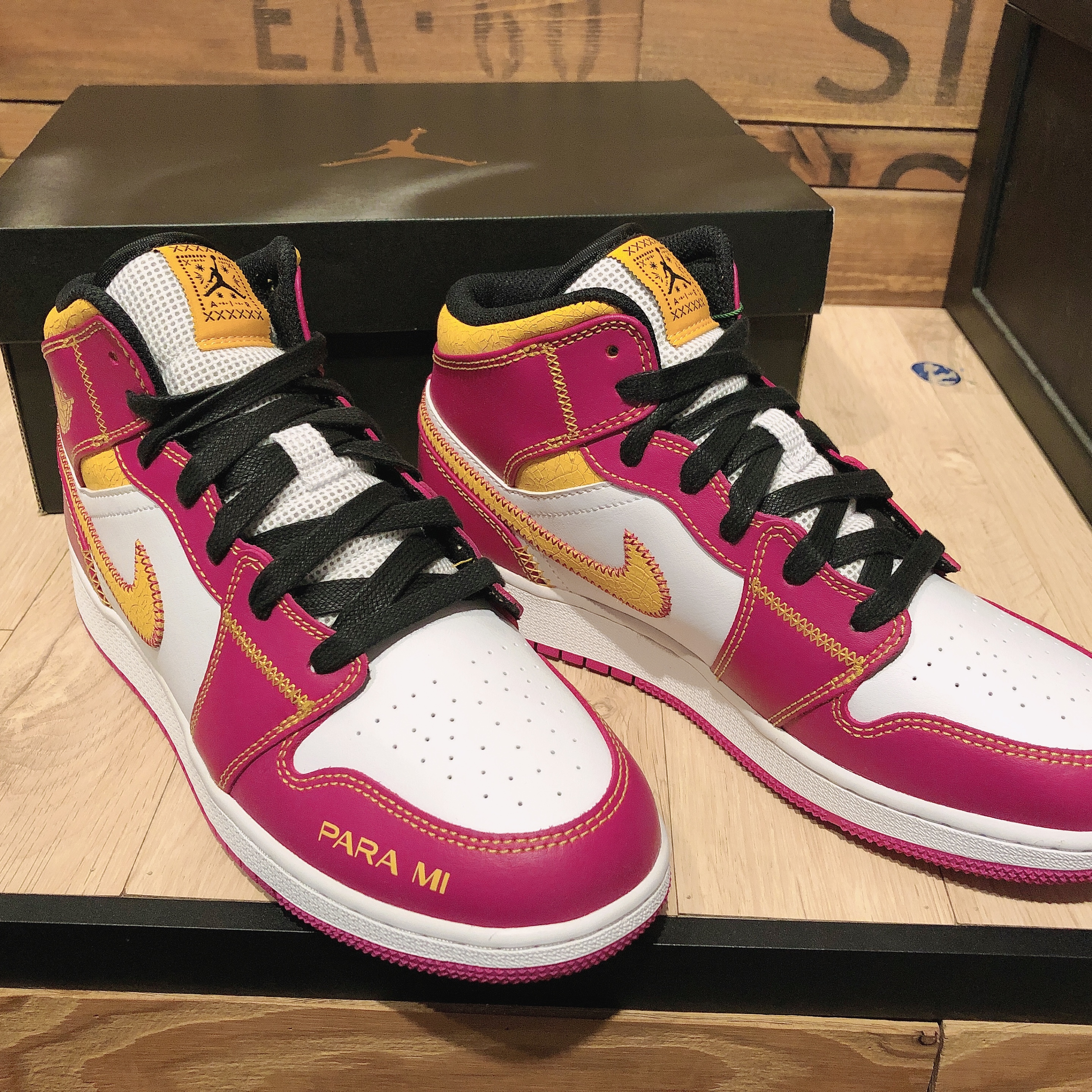 (GS) Jordan 1 Mid DOD Familia 착용 스타일 - 4