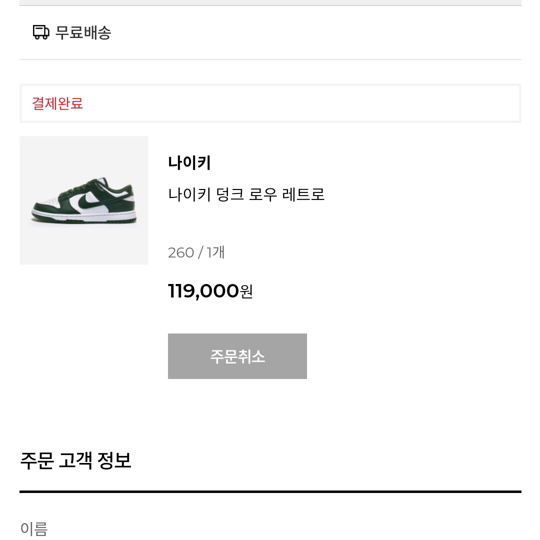 Nike Dunk Low Retro Varsity Green 착용 스타일 - 1