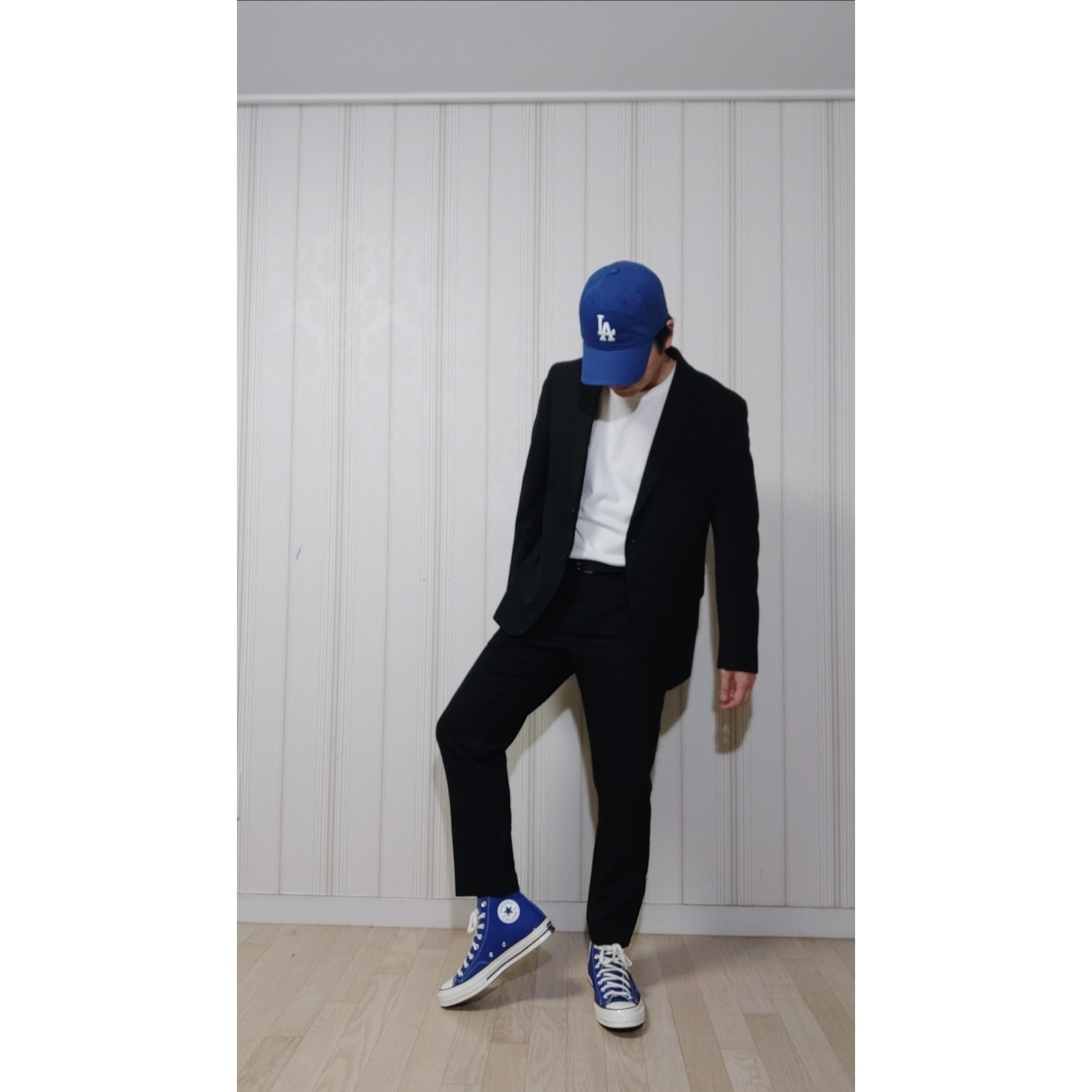 Converse Chuck 70 High Rush Blue 착용 스타일 - 2