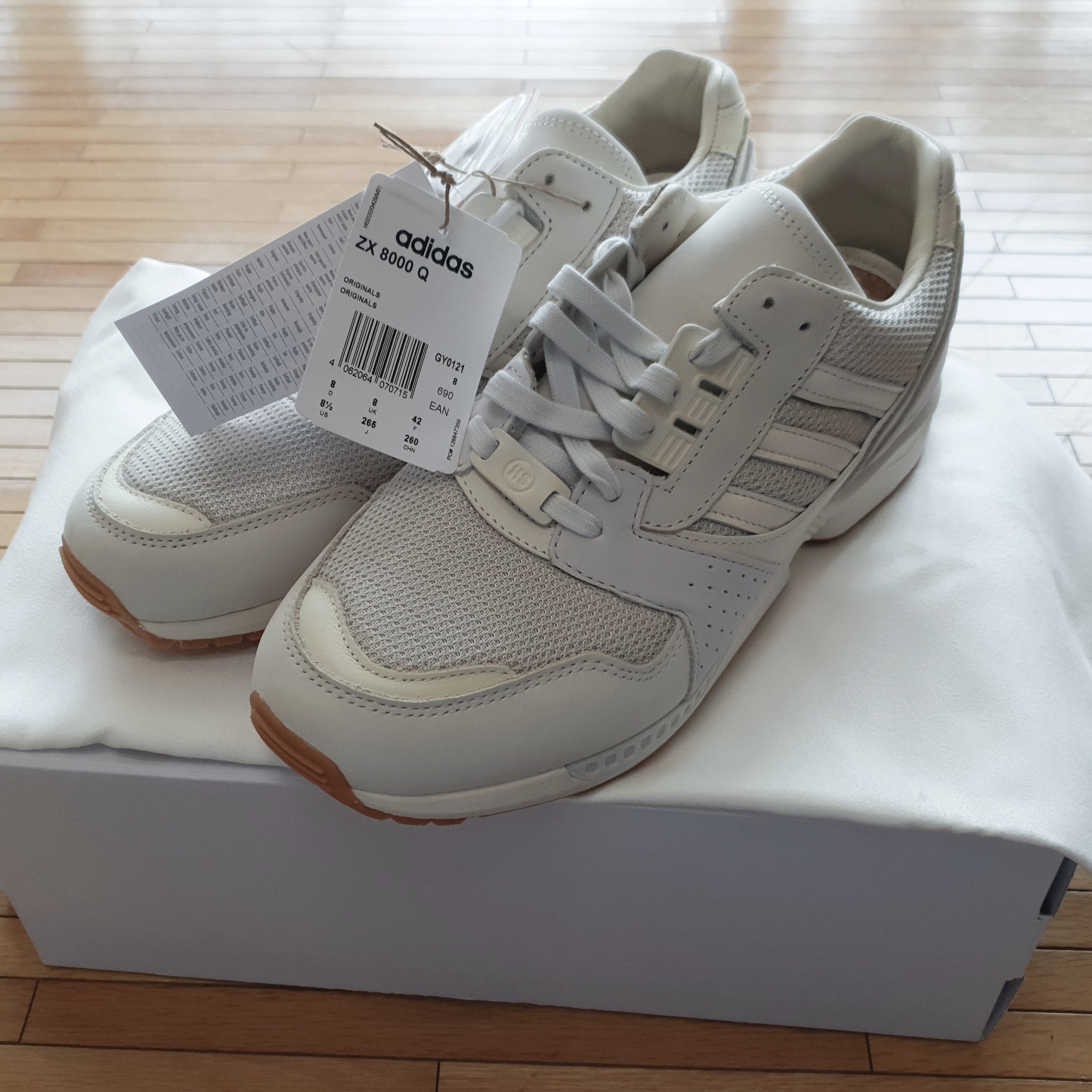 Adidas x Highsnobiety ZX 8000 Qualität 착용 스타일