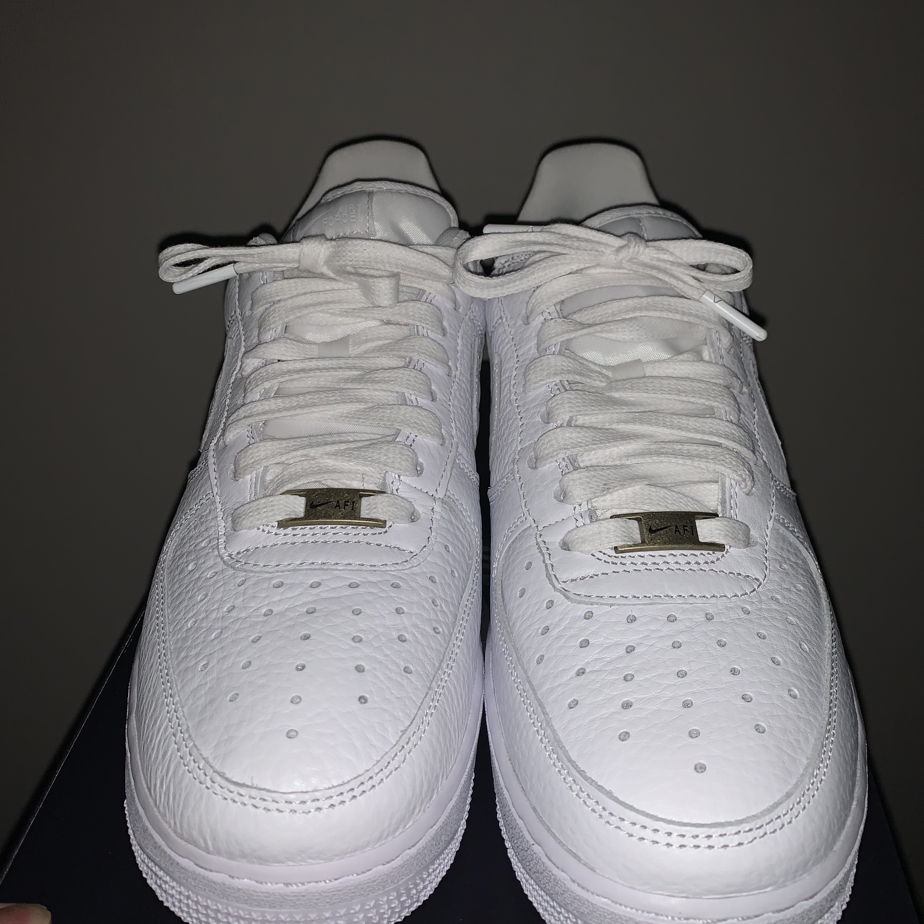 Nike Air Force 1 '07 Craft Triple White 착용 스타일 - 2