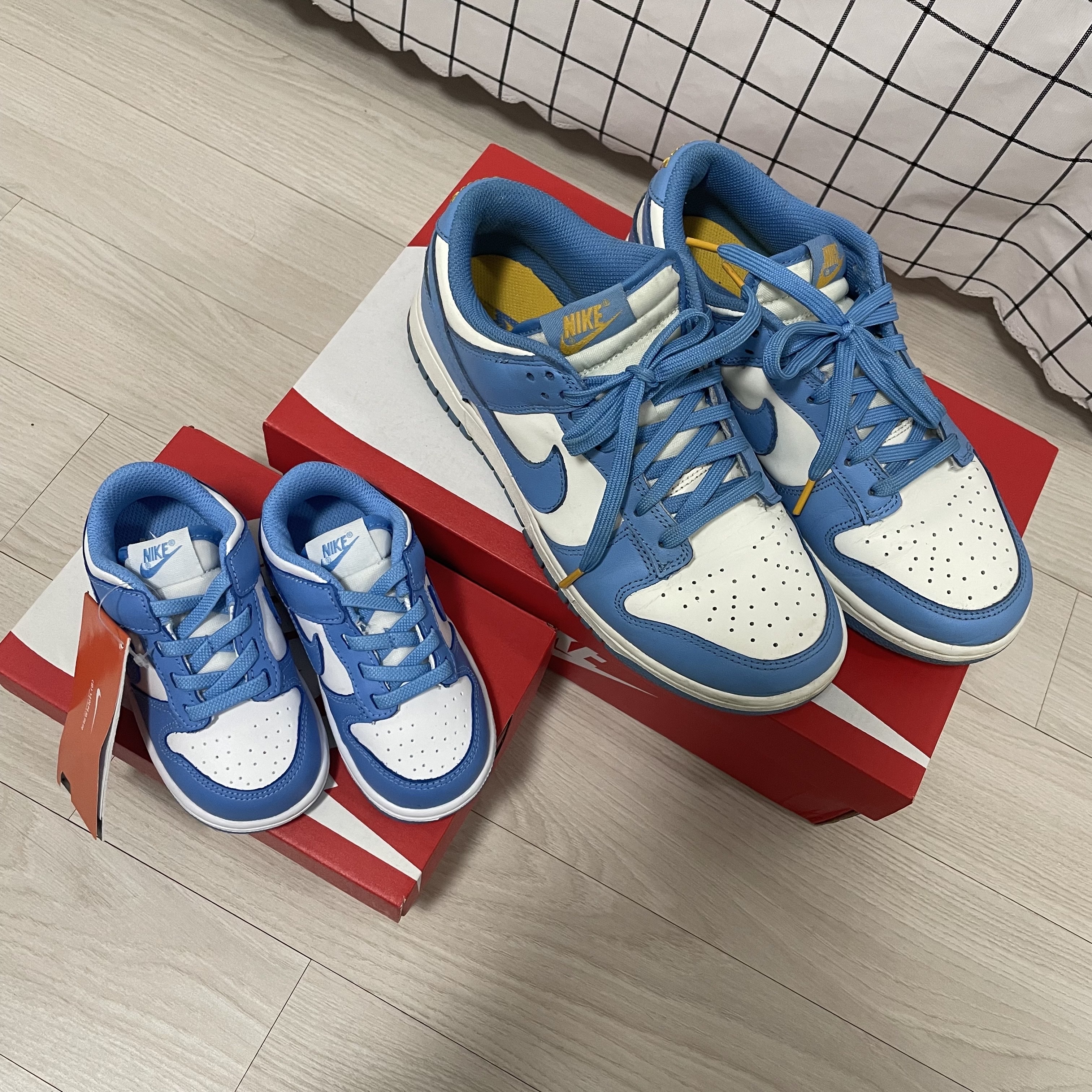 (TD) Nike Dunk Low University Blue, (W) Nike Dunk Low Coast 착용 스타일 - 3