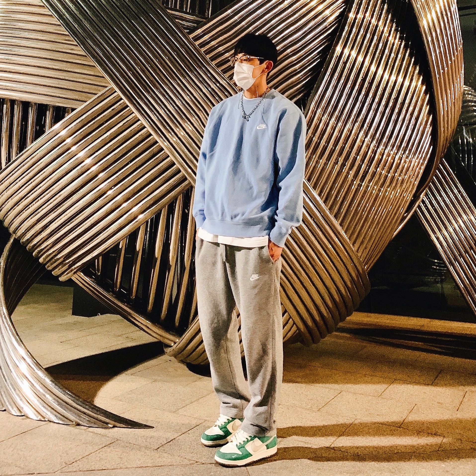 Nike x Kasina Dunk Low Road Sign - Kasina Exclusive 착용 스타일