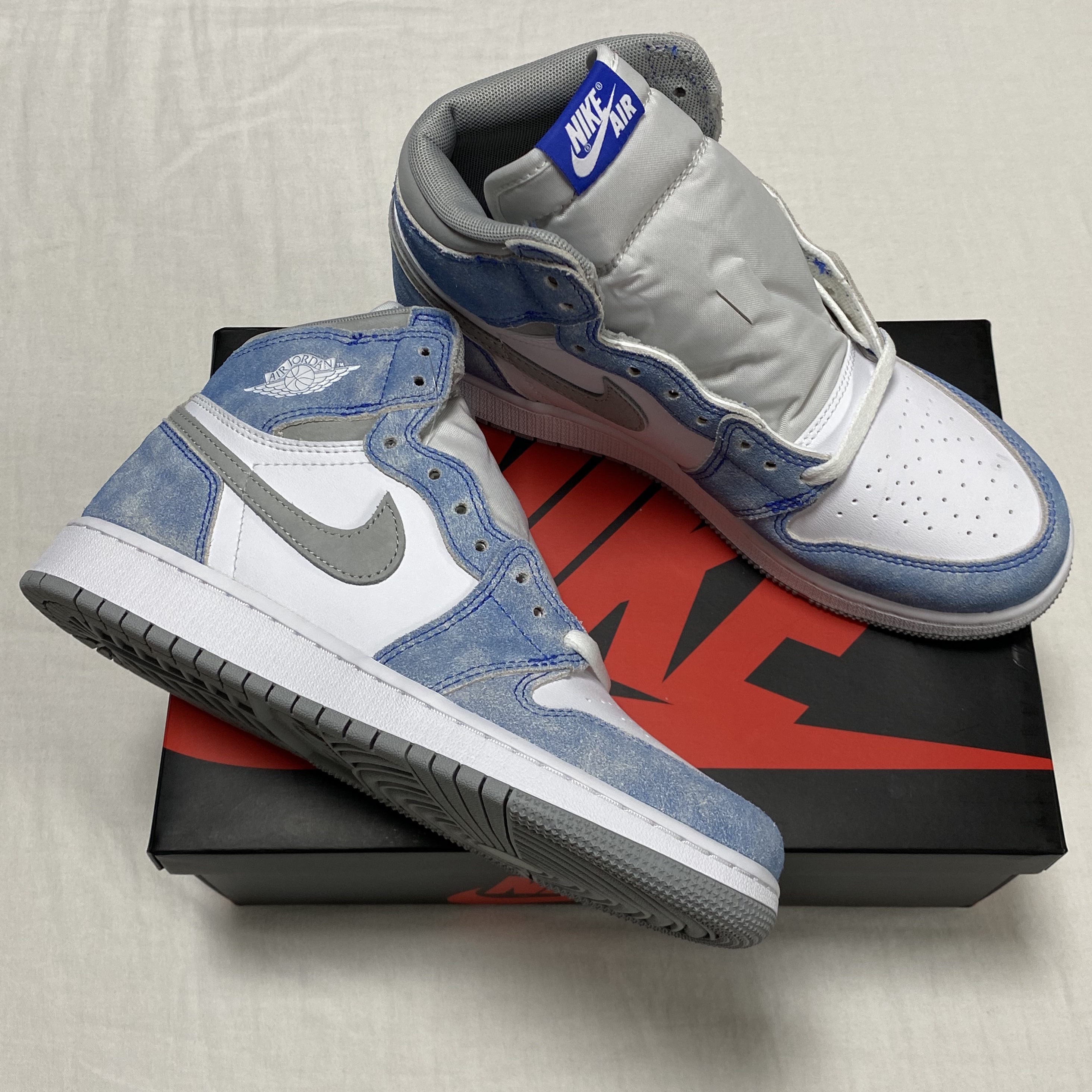 (GS) Jordan 1 Retro High OG Hyper Royal 착용 스타일