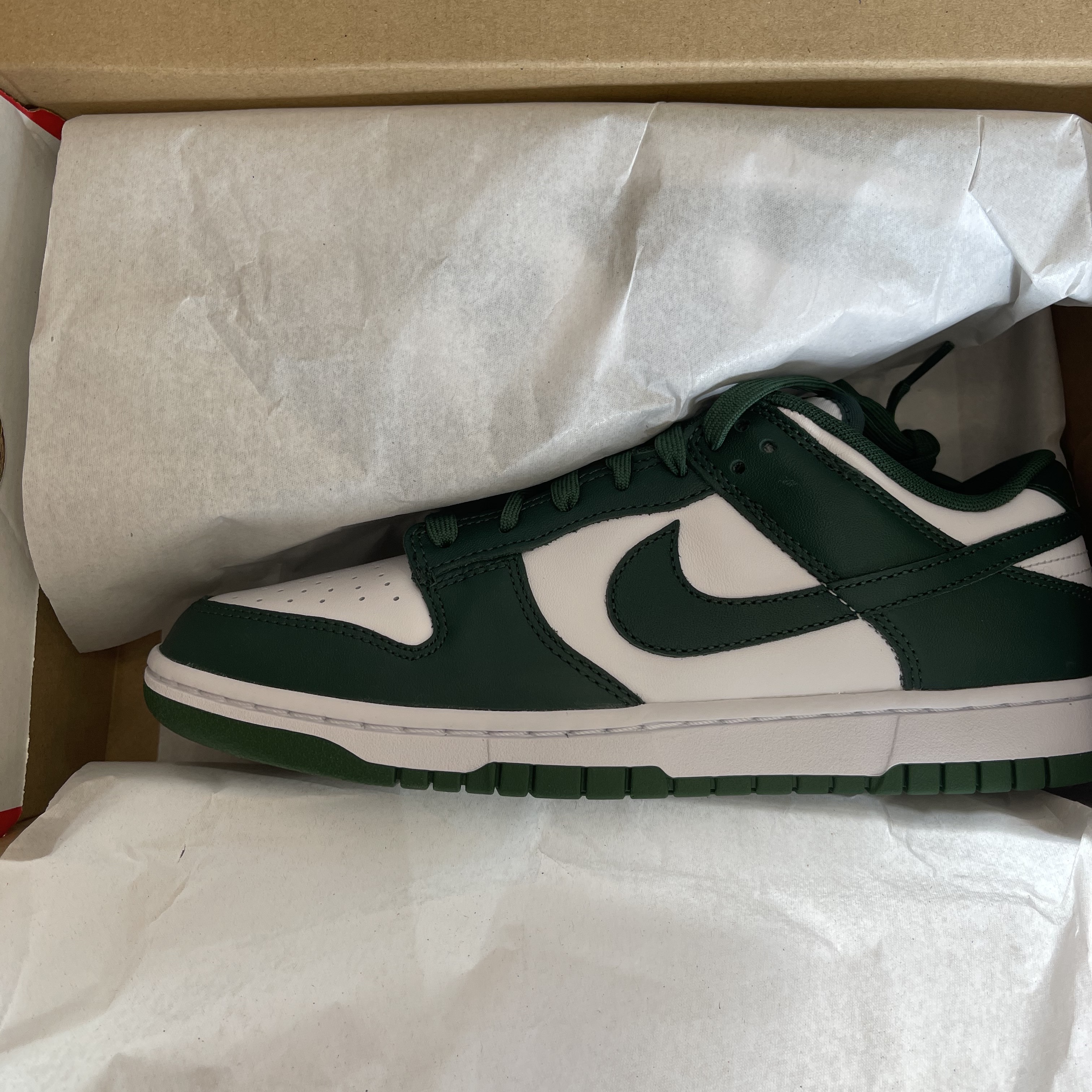 Nike Dunk Low Retro Varsity Green 착용 스타일