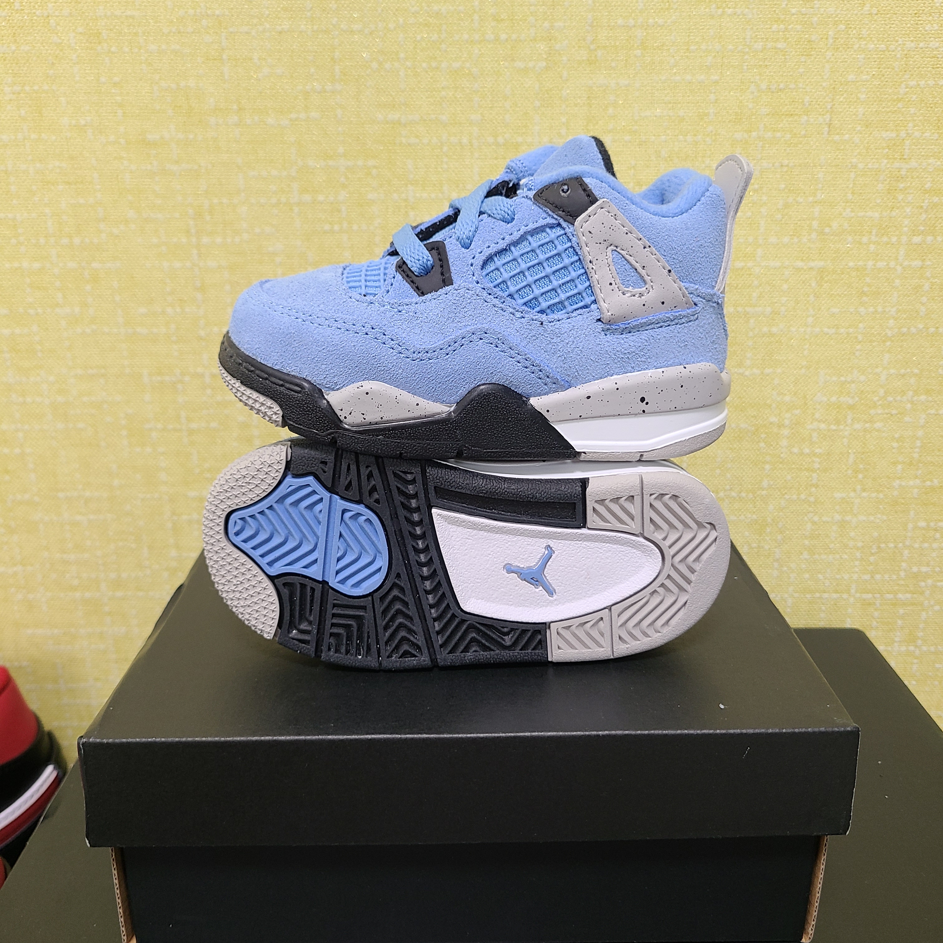 Jordan 4 Retro University Blue, (TD) Jordan 4 Retro University Blue 착용 스타일 - 5