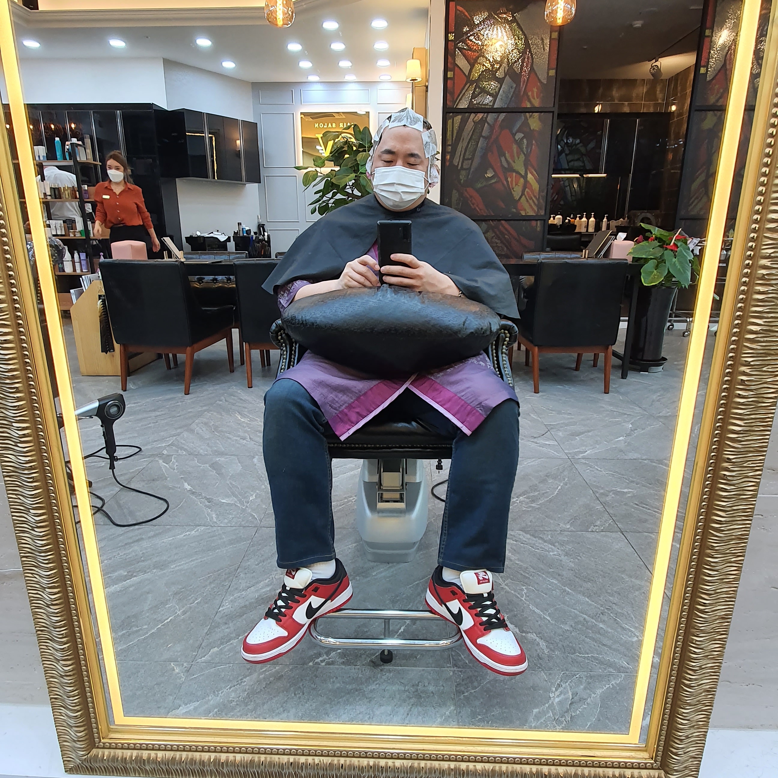 Jordan 6 Retro Infrared 2019, Nike SB Dunk Low Pro Chicago 착용 스타일 - 2