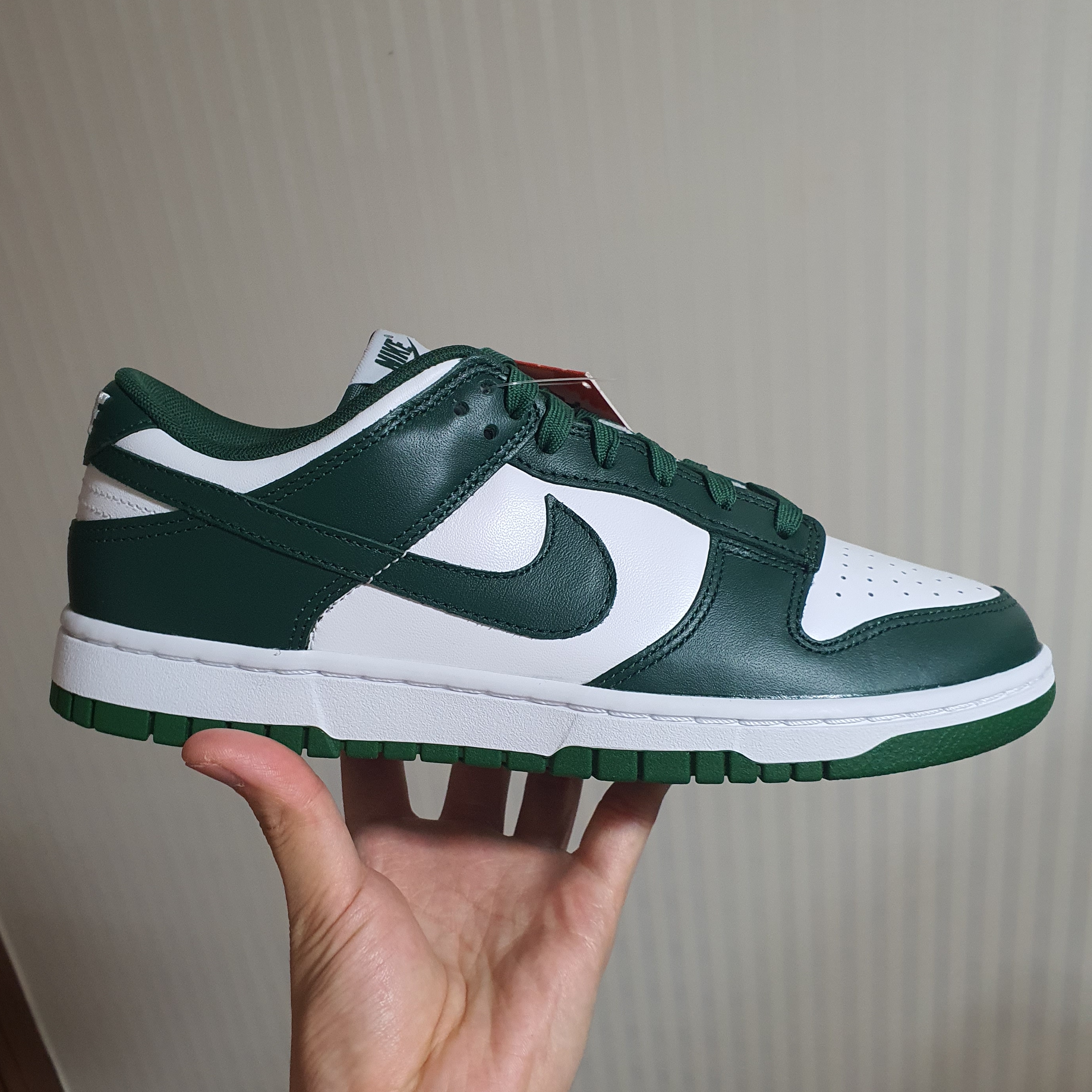 Nike Dunk Low Retro Varsity Green 착용 스타일
