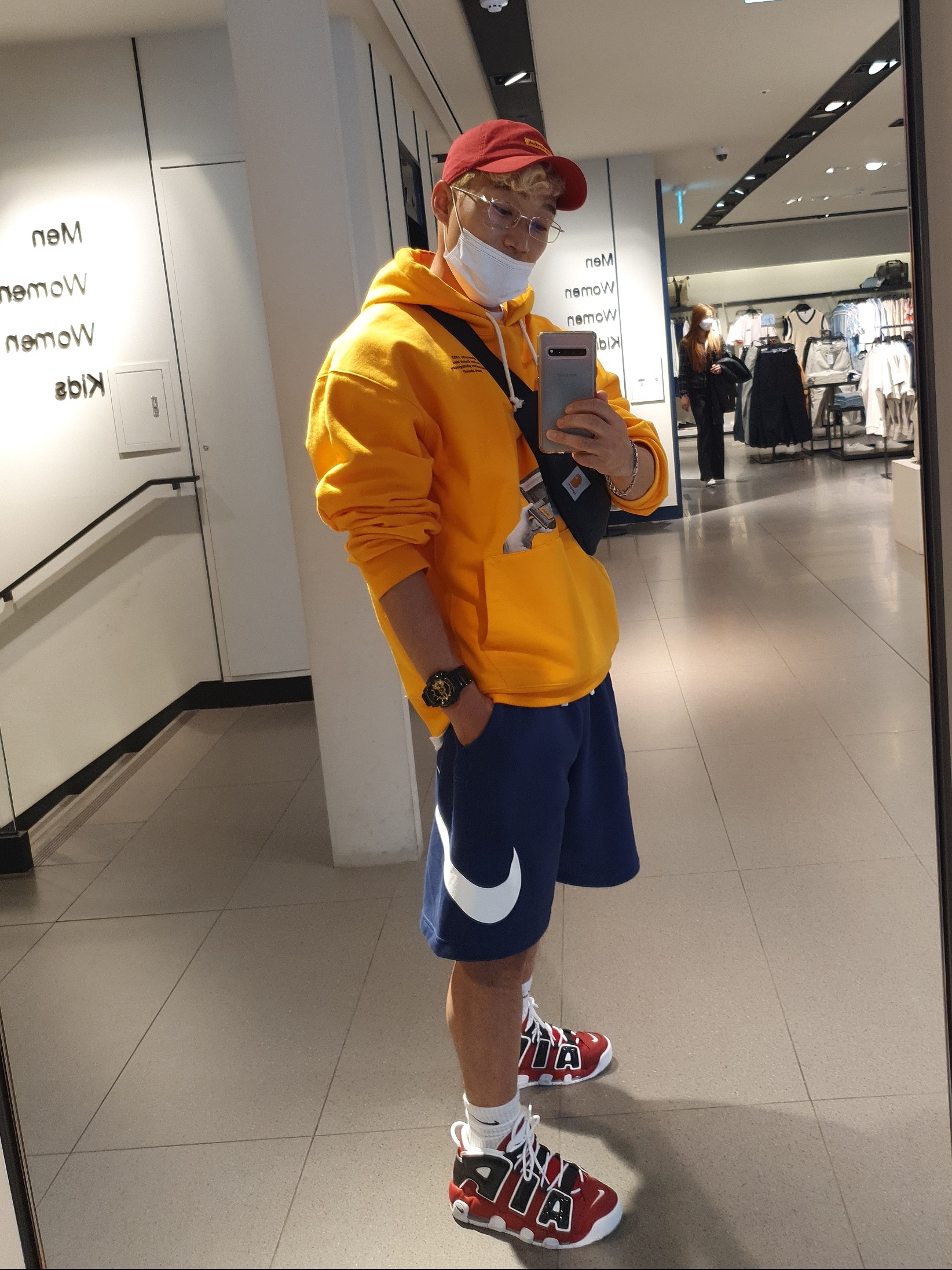 Nike Air More Uptempo 96 Bulls 2021 착용 스타일 - 3
