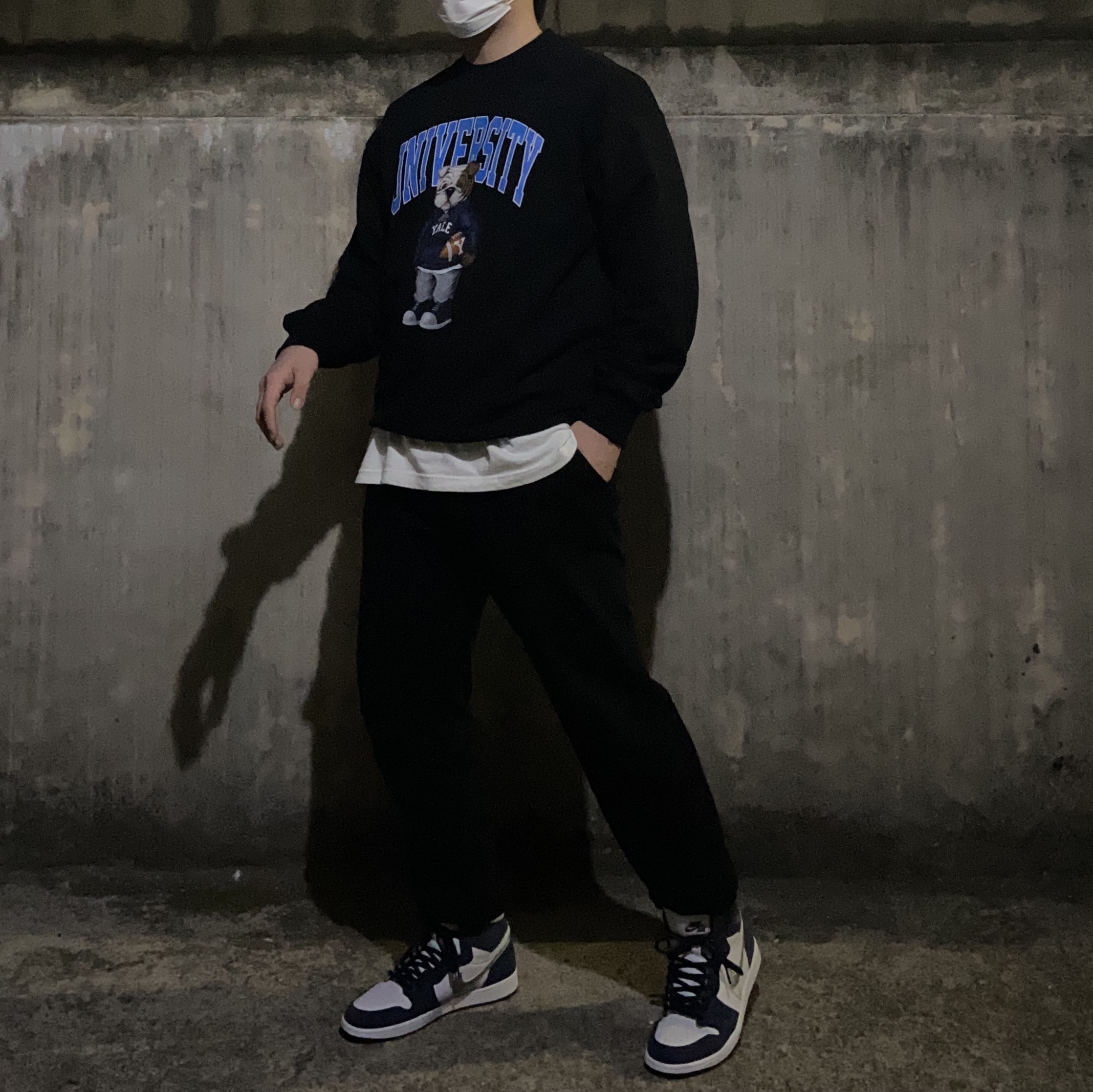 Jordan 1 Retro High OG CO.JP Midnight Navy 착용 스타일 - 2