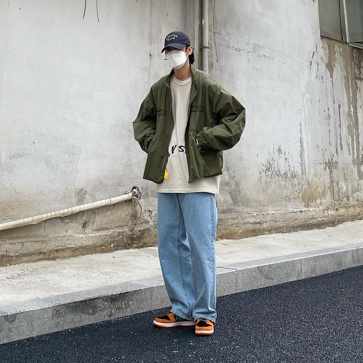 Nike Dunk Low SP Ceramic 착용 스타일 - 2