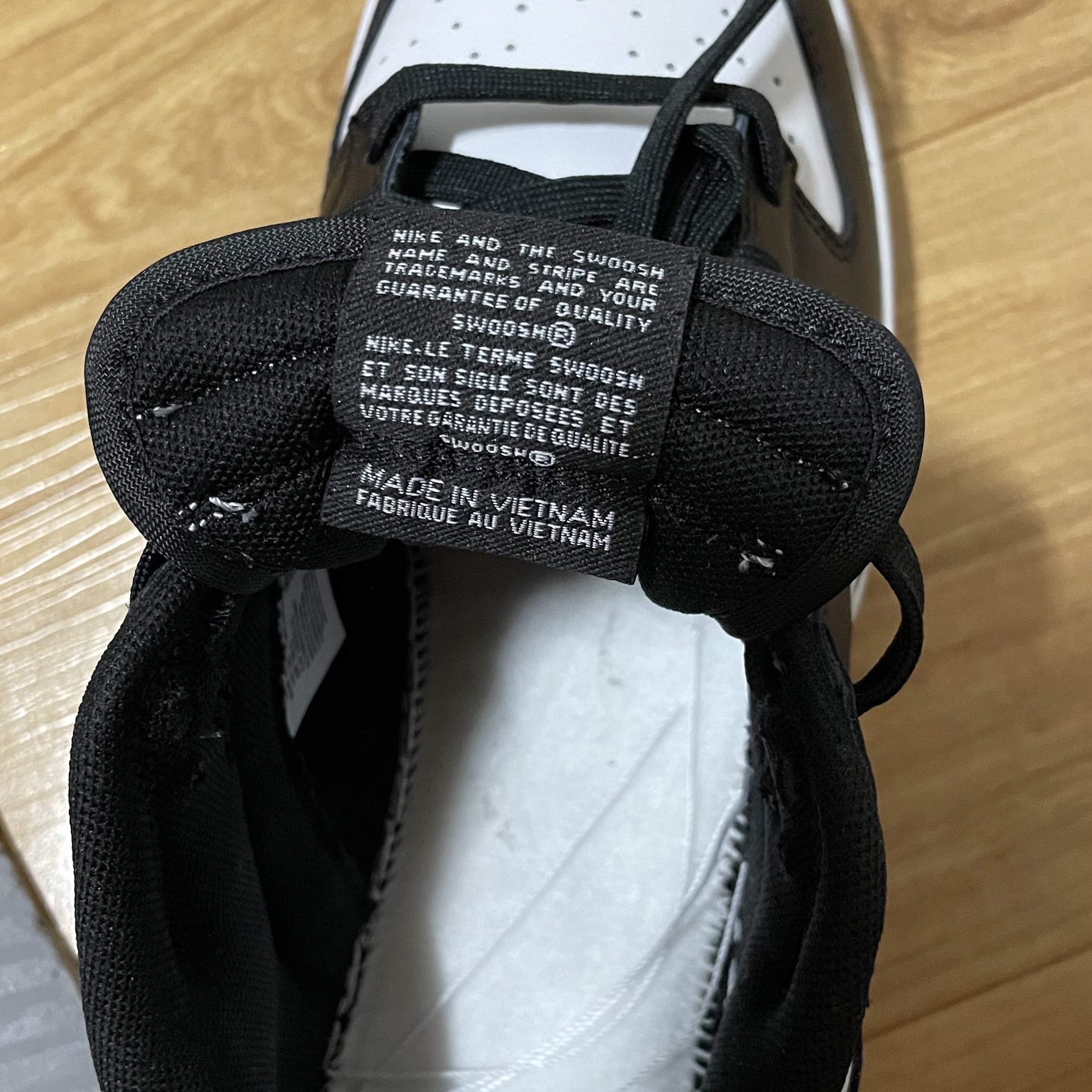 Nike Dunk Low Retro Black 착용 스타일 - 5