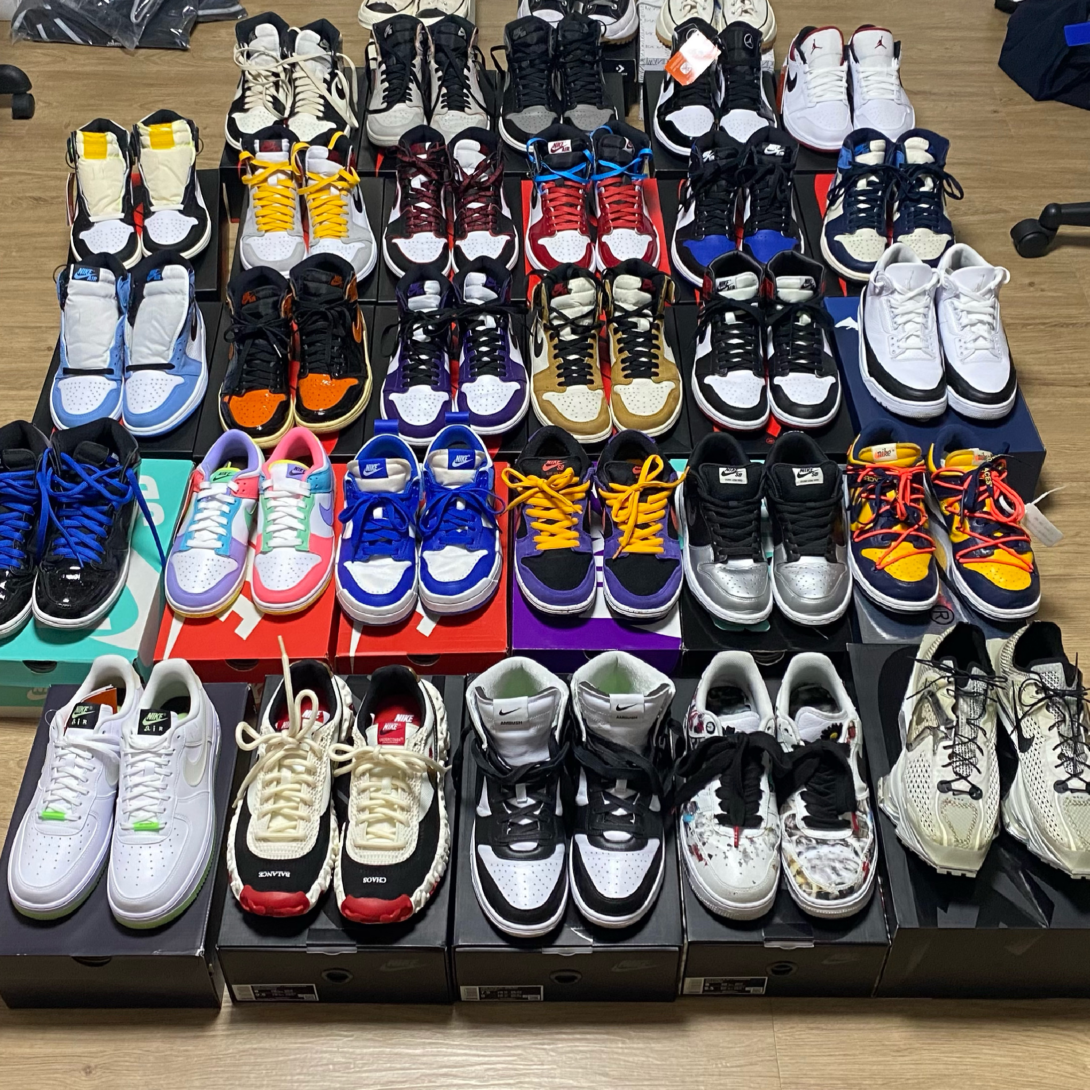 Nike x Matthew M Williams Zoom 004 Stone, Nike x Ambush Dunk High Black 착용 스타일