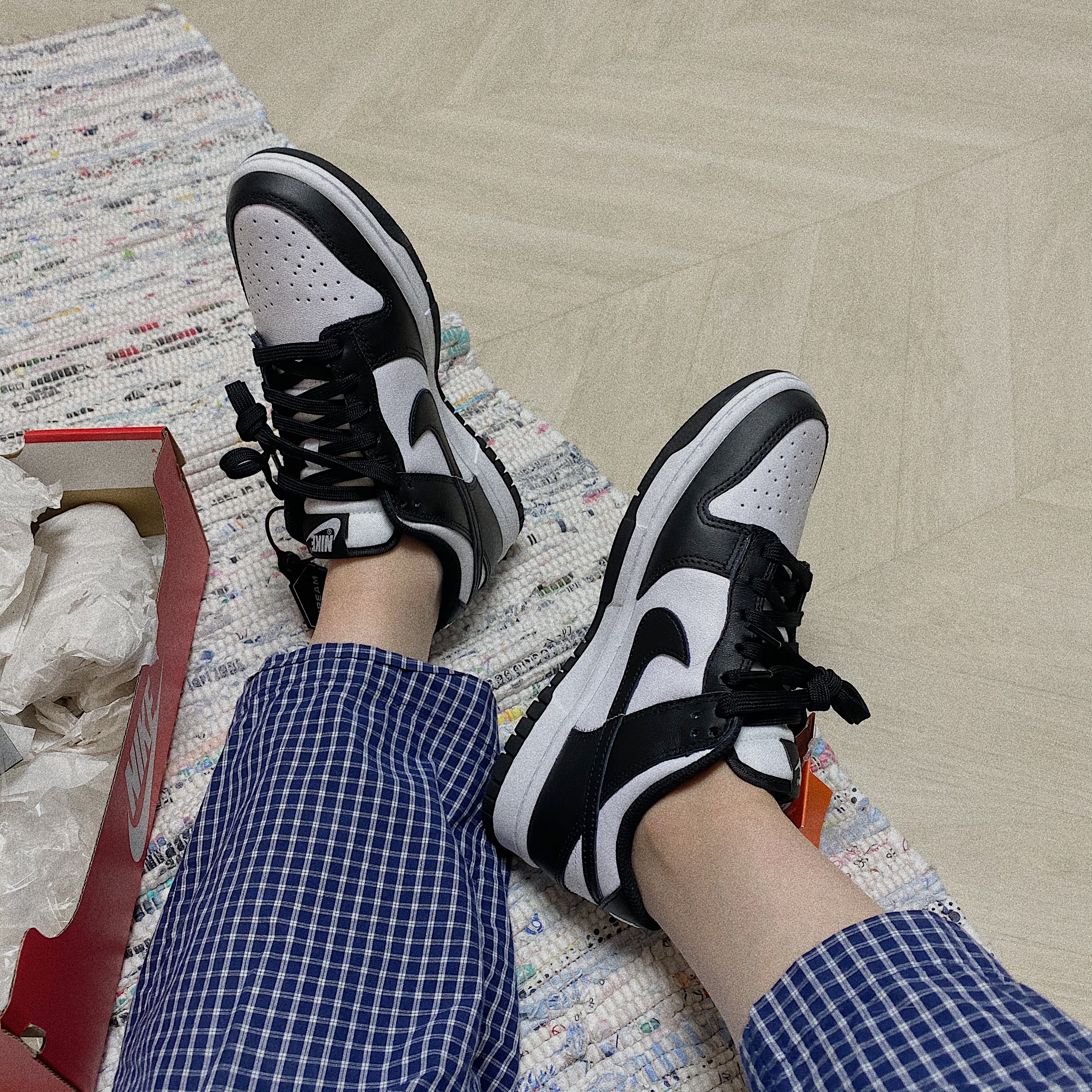 Nike Dunk Low Retro Black 착용 스타일