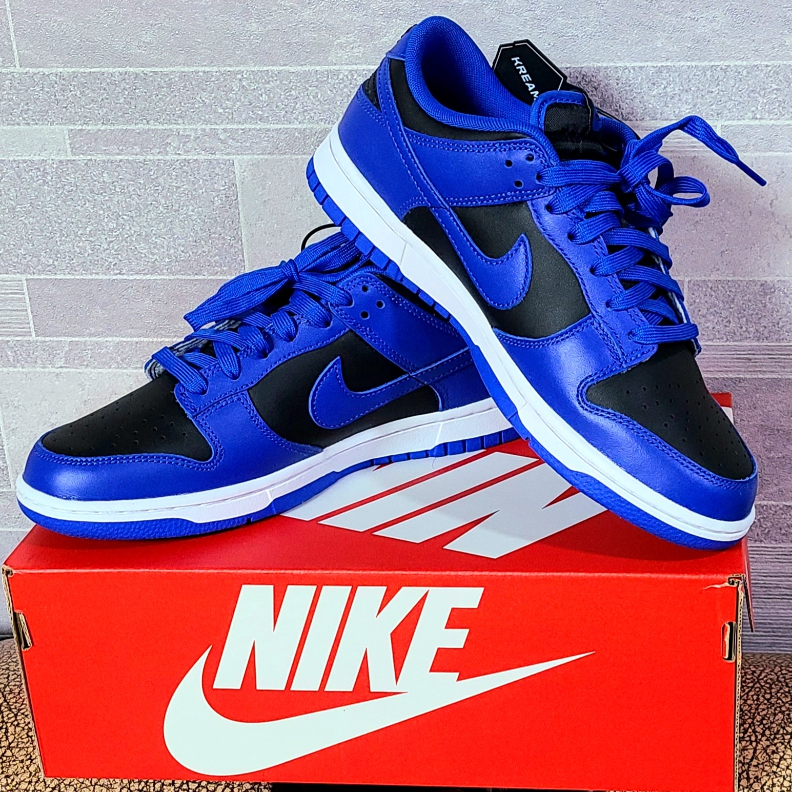 Nike Dunk Low Retro Hyper Cobalt 착용 스타일