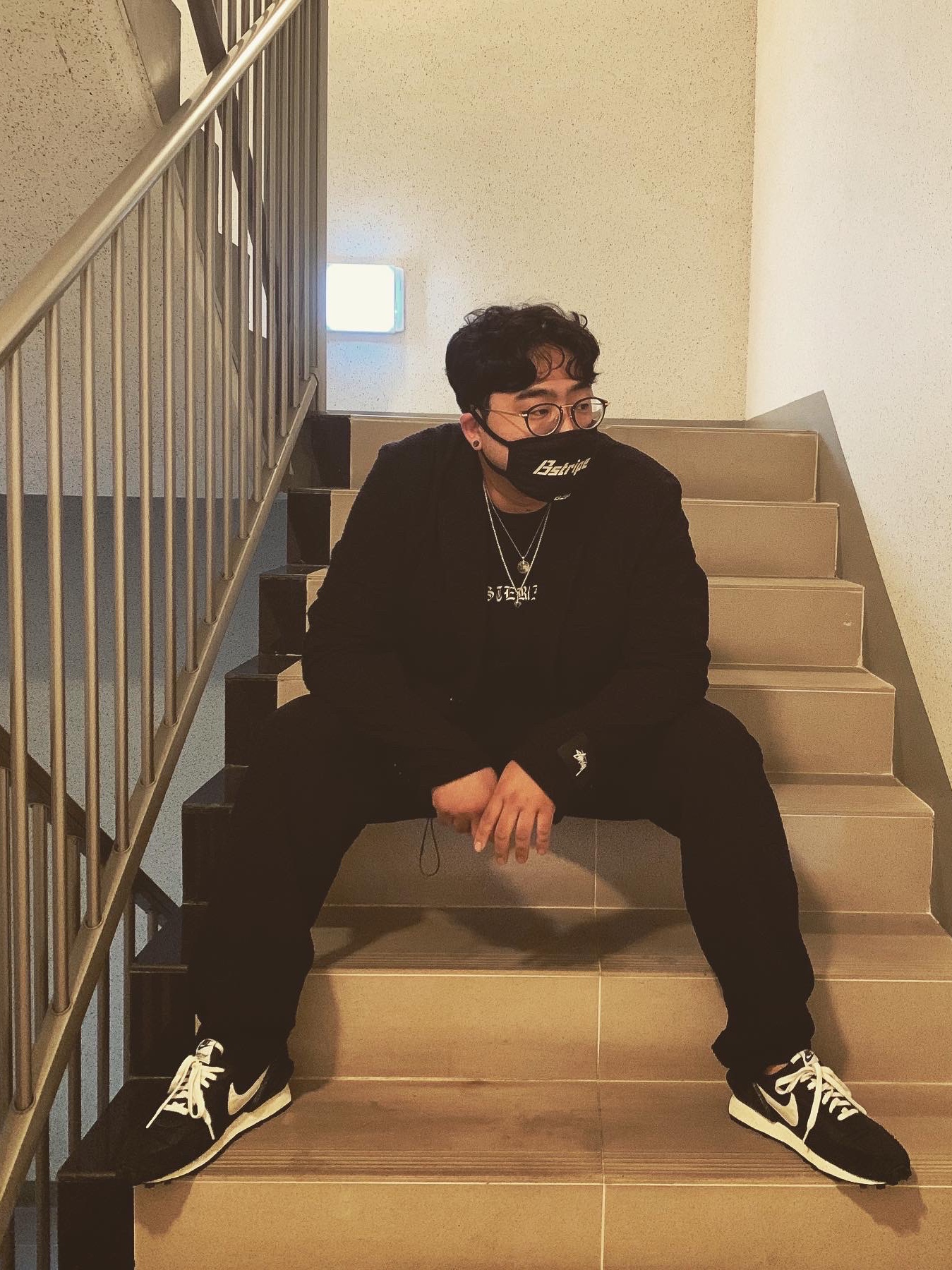 Nike x Undercover Daybreak Black 착용 스타일 - 1