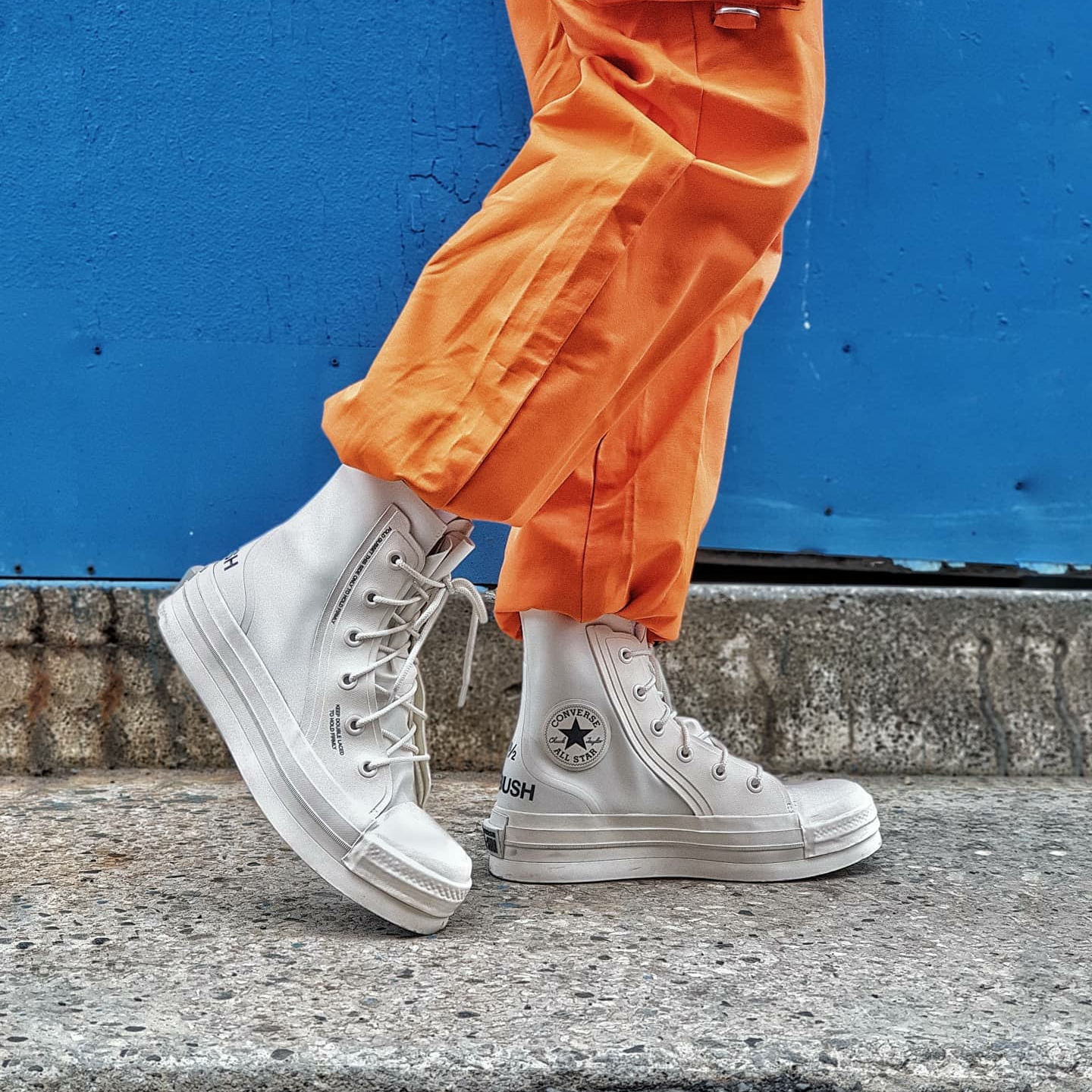 Converse x Ambush Chuck 70 Hi White 착용 스타일 - 3
