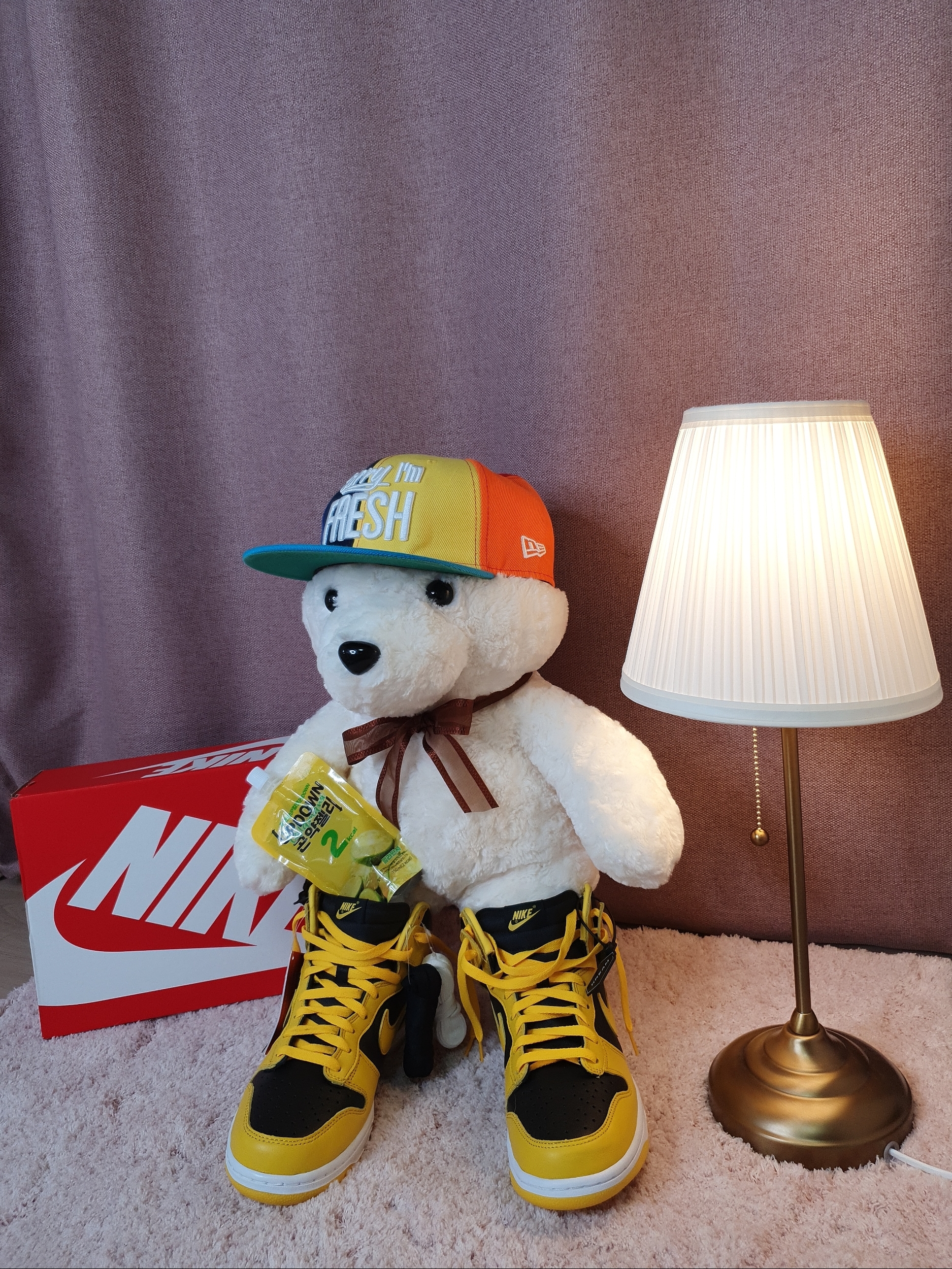 Nike Dunk High SP Varsity Maize 착용 스타일 - 4