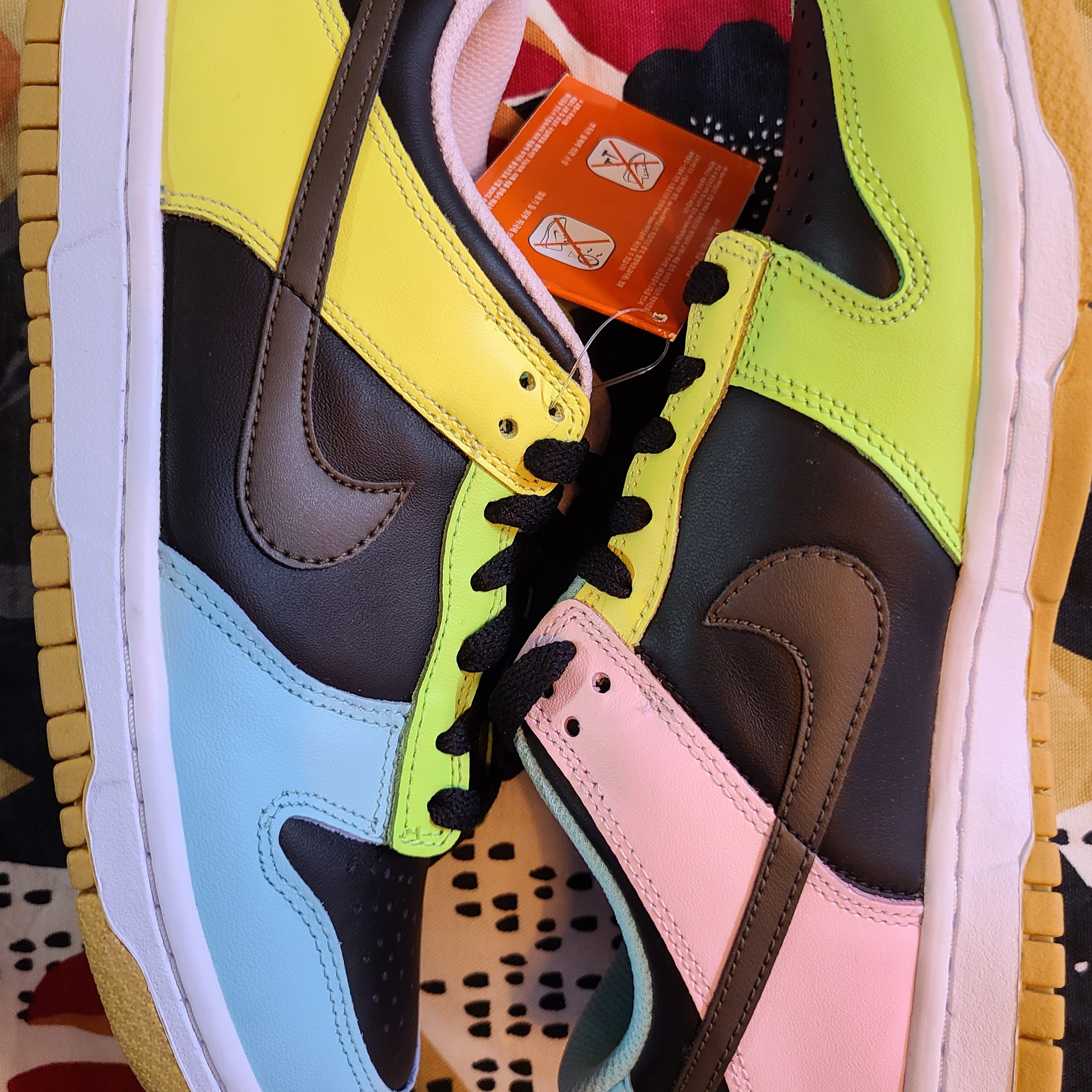 (GS) Nike Dunk Low SE Free.99 Black, Nike Dunk Low SE Free.99 Black 착용 스타일 - 4