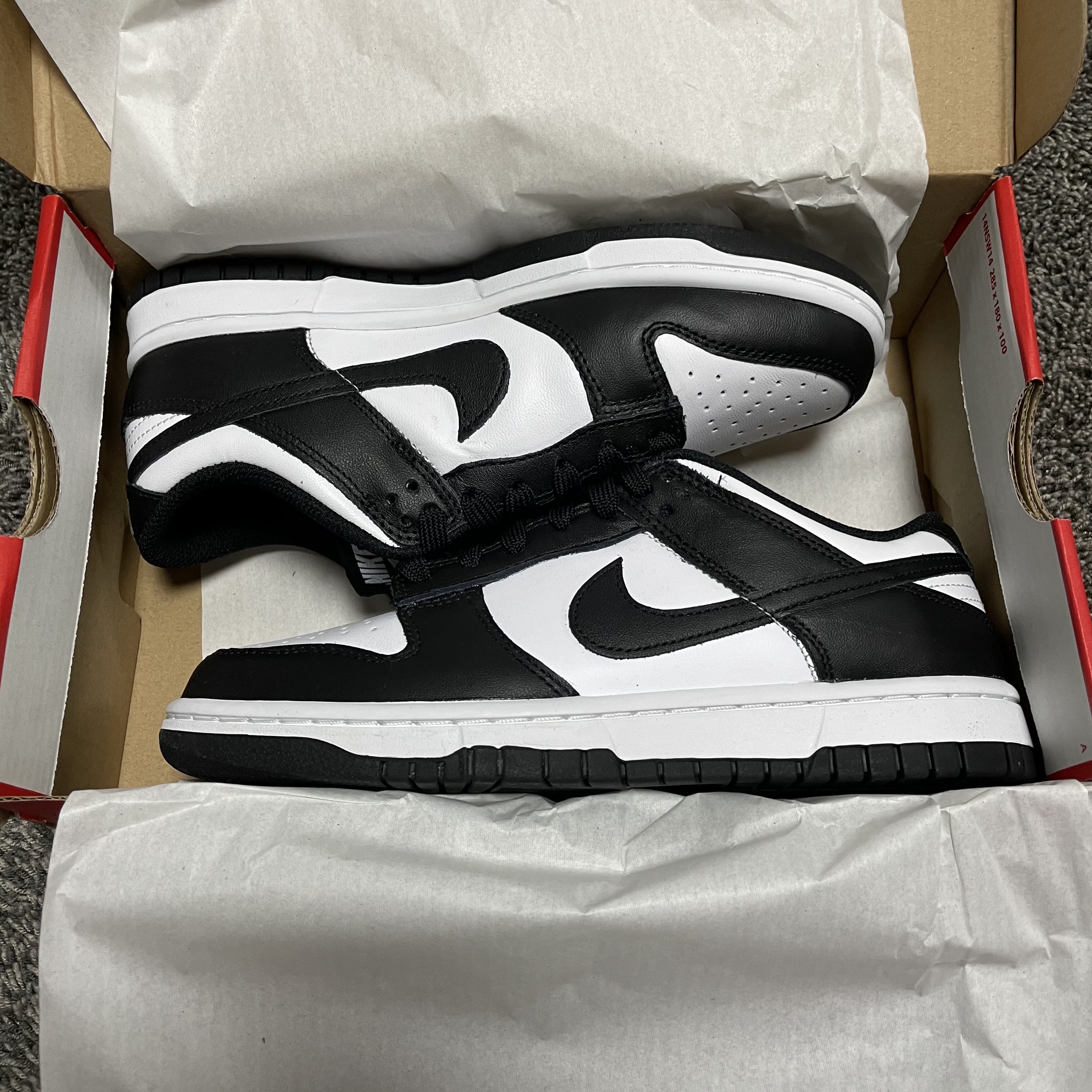 (W) Nike Dunk Low Black, (GS) Nike Dunk Low Black 착용 스타일 - 2